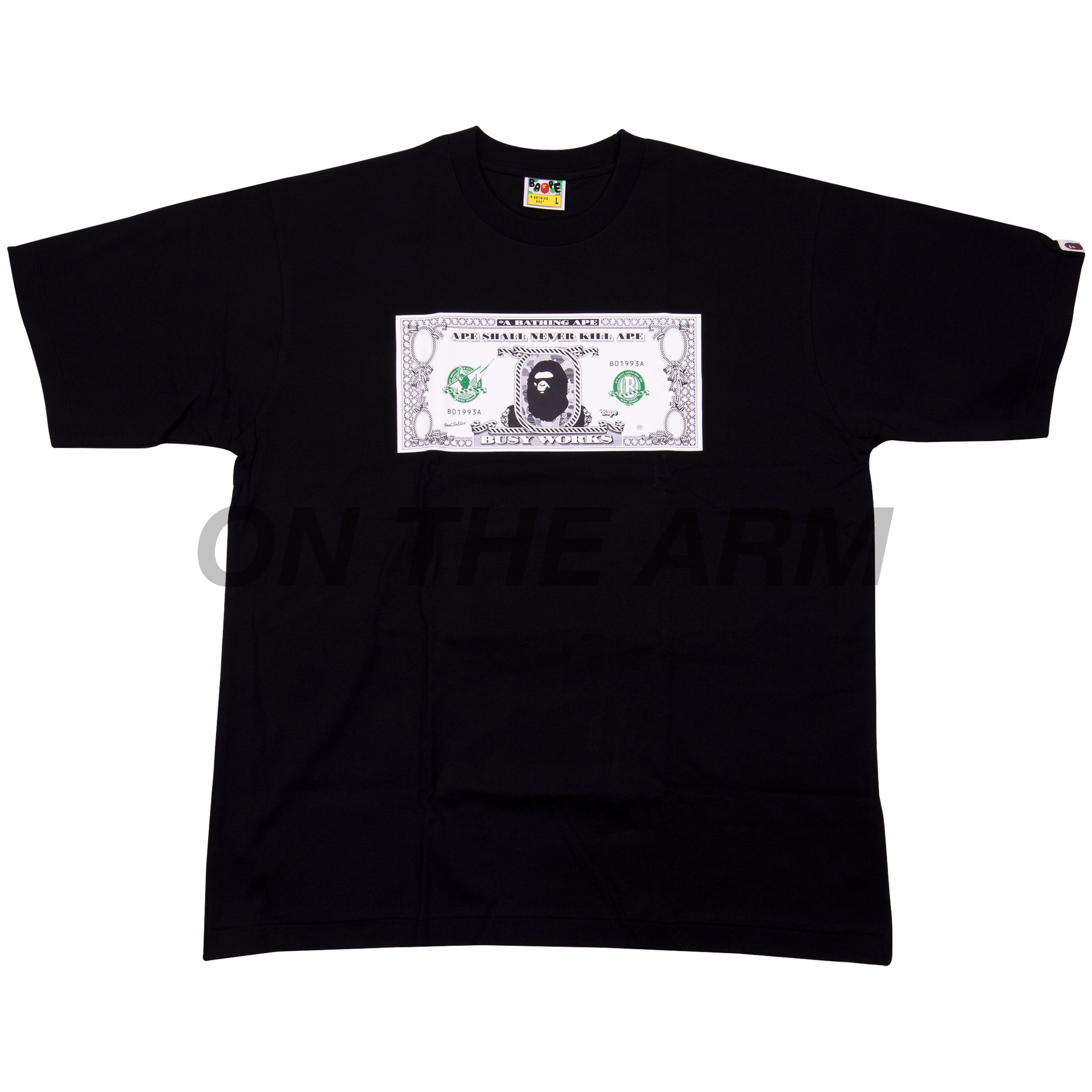Bape Black $ Tee