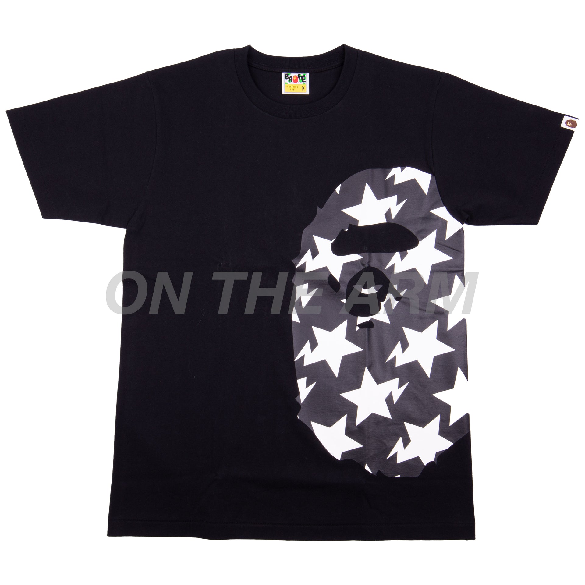 Bape Black/Black Sta Side Ape Head Tee
