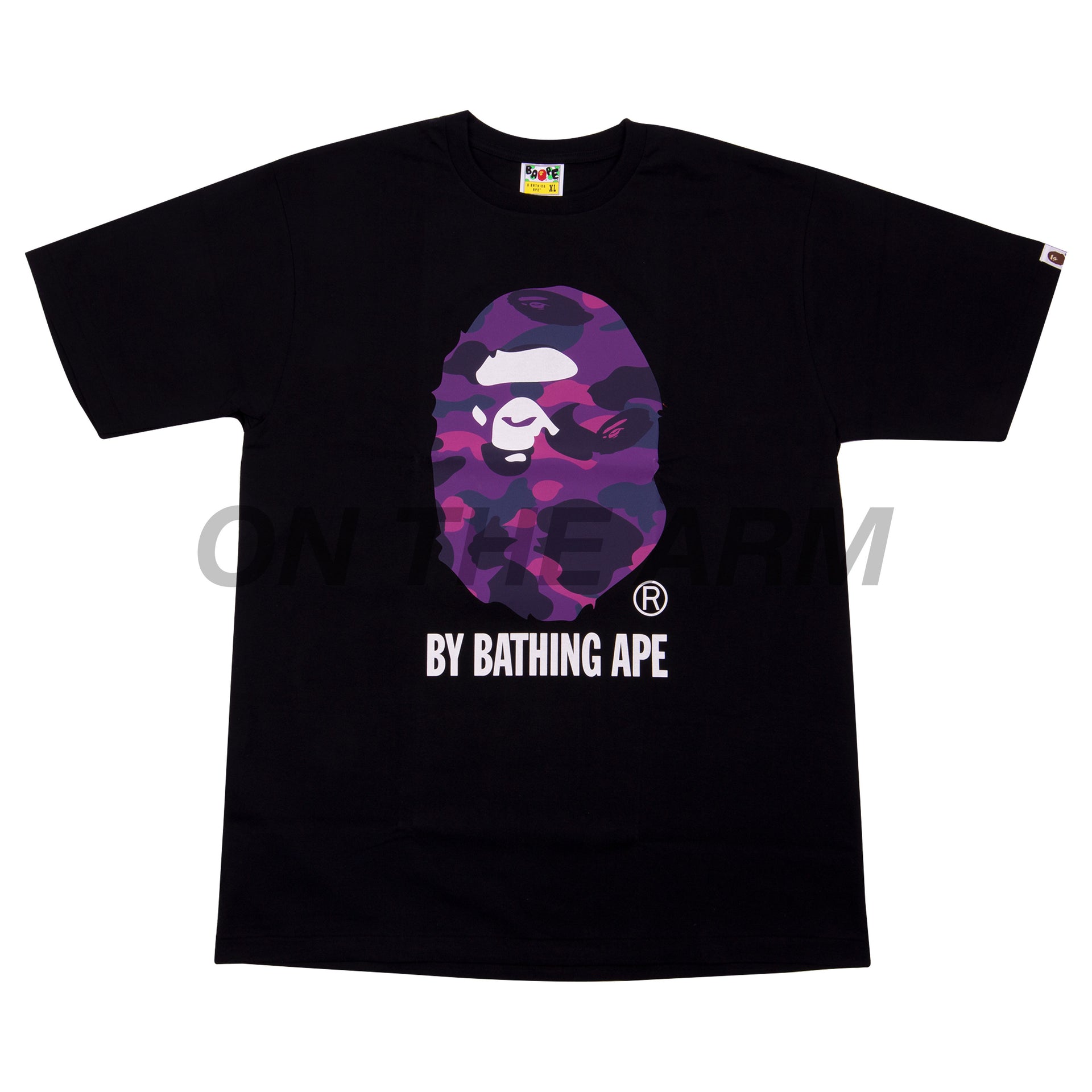 Bape Black/Purple Reflective Color Camo By Bathing Ape Tee