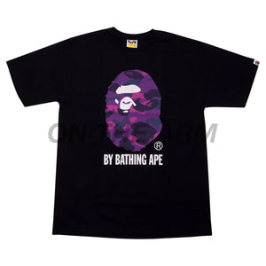 Bape Black/Purple Color Camo By Bathing Ape Tee