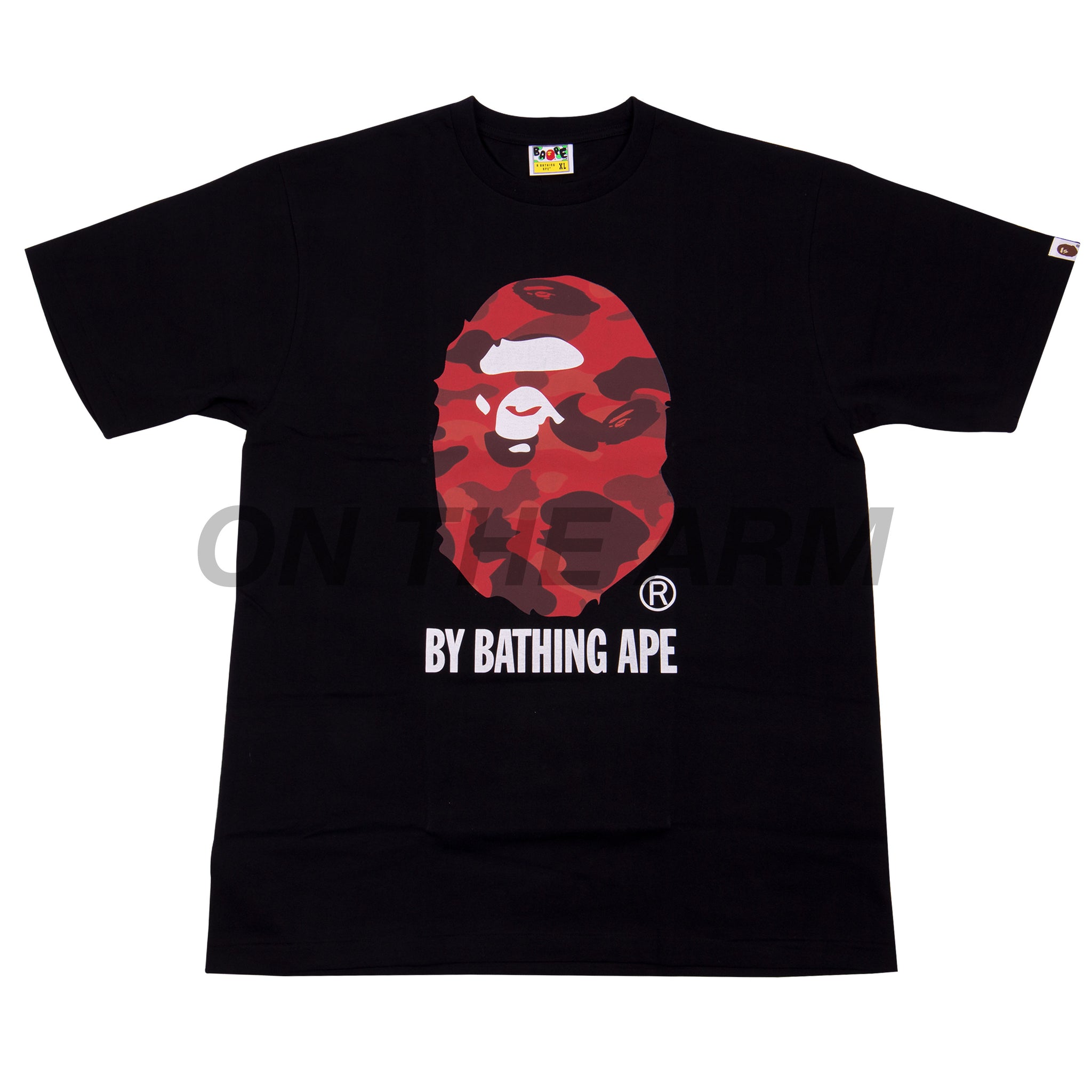 Bape Black/Red Reflective Color Camo By Bathing Ape Tee