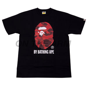 Bape Black/Red Reflective Color Camo By Bathing Ape Tee