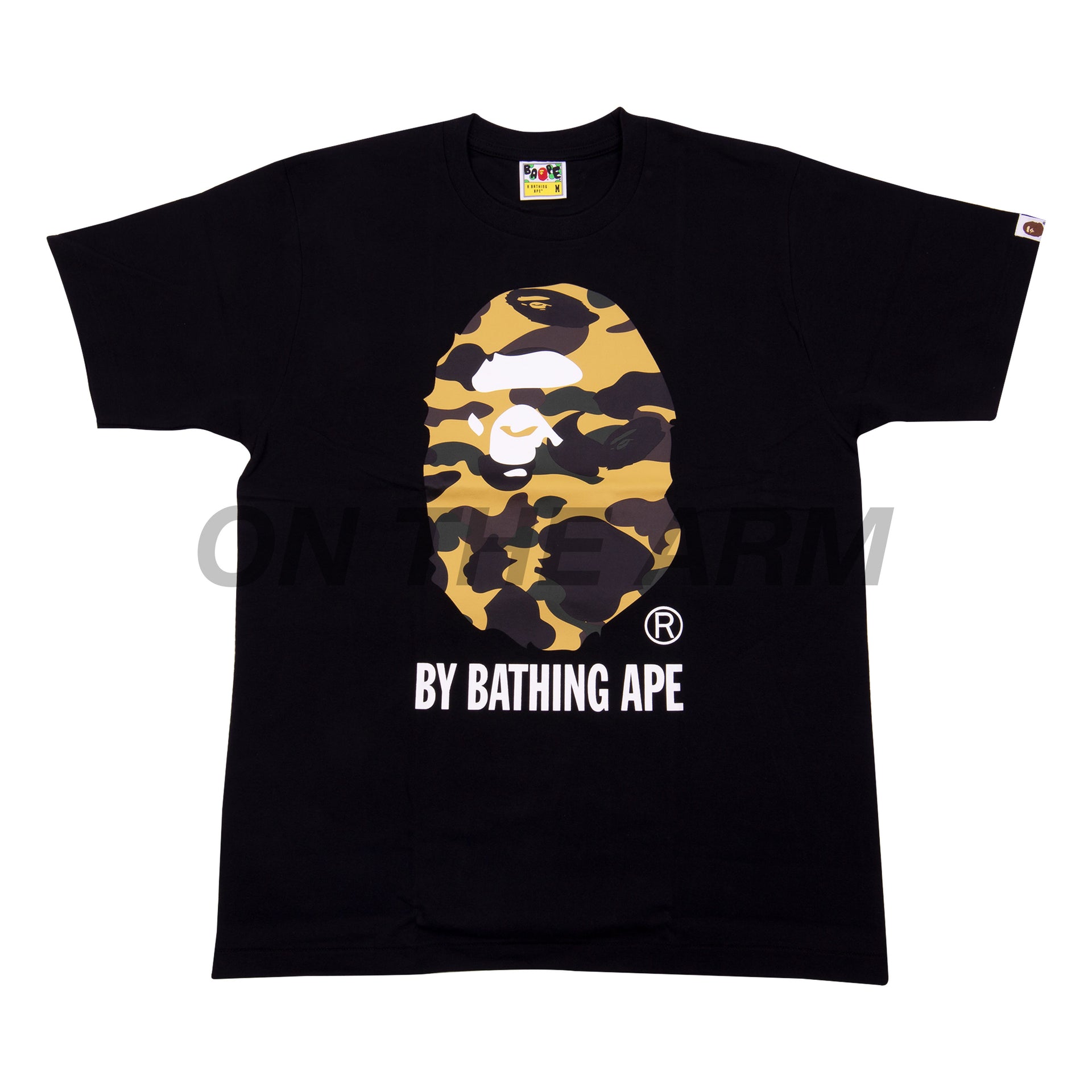 Bape Black/Yellow First Camo By Bathing Ape Tee