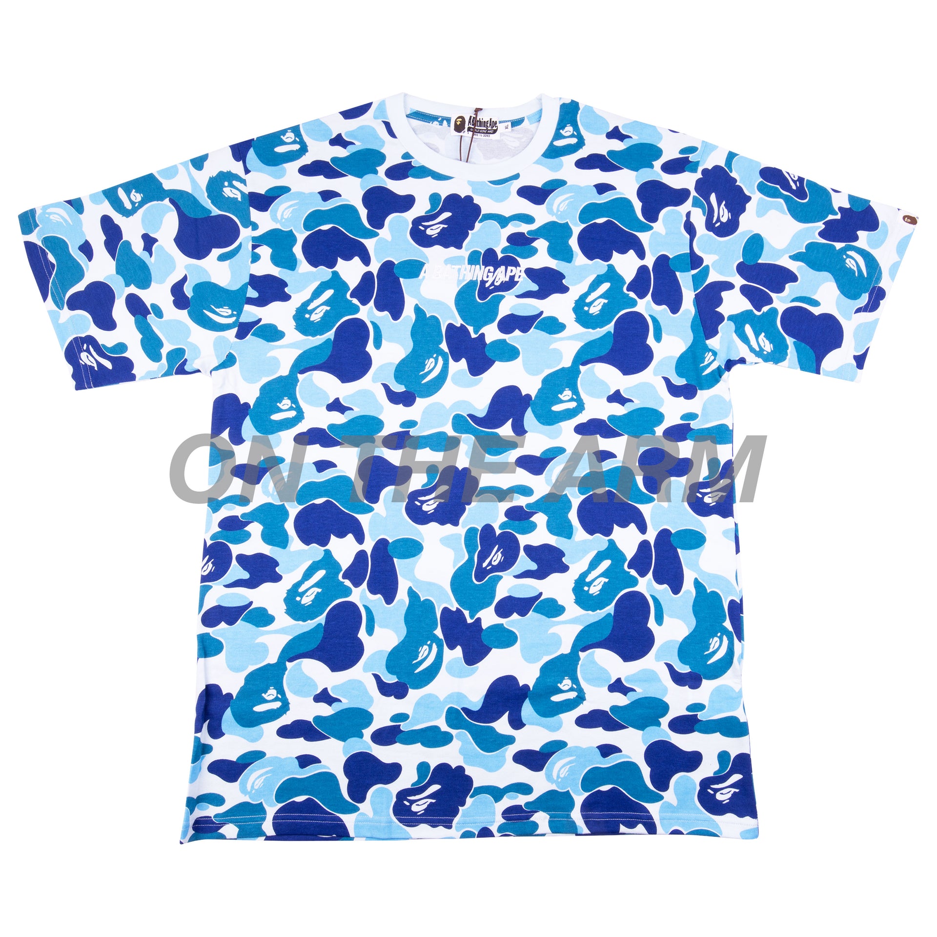 Bape Blue ABC Camo A Bathing Ape Tee