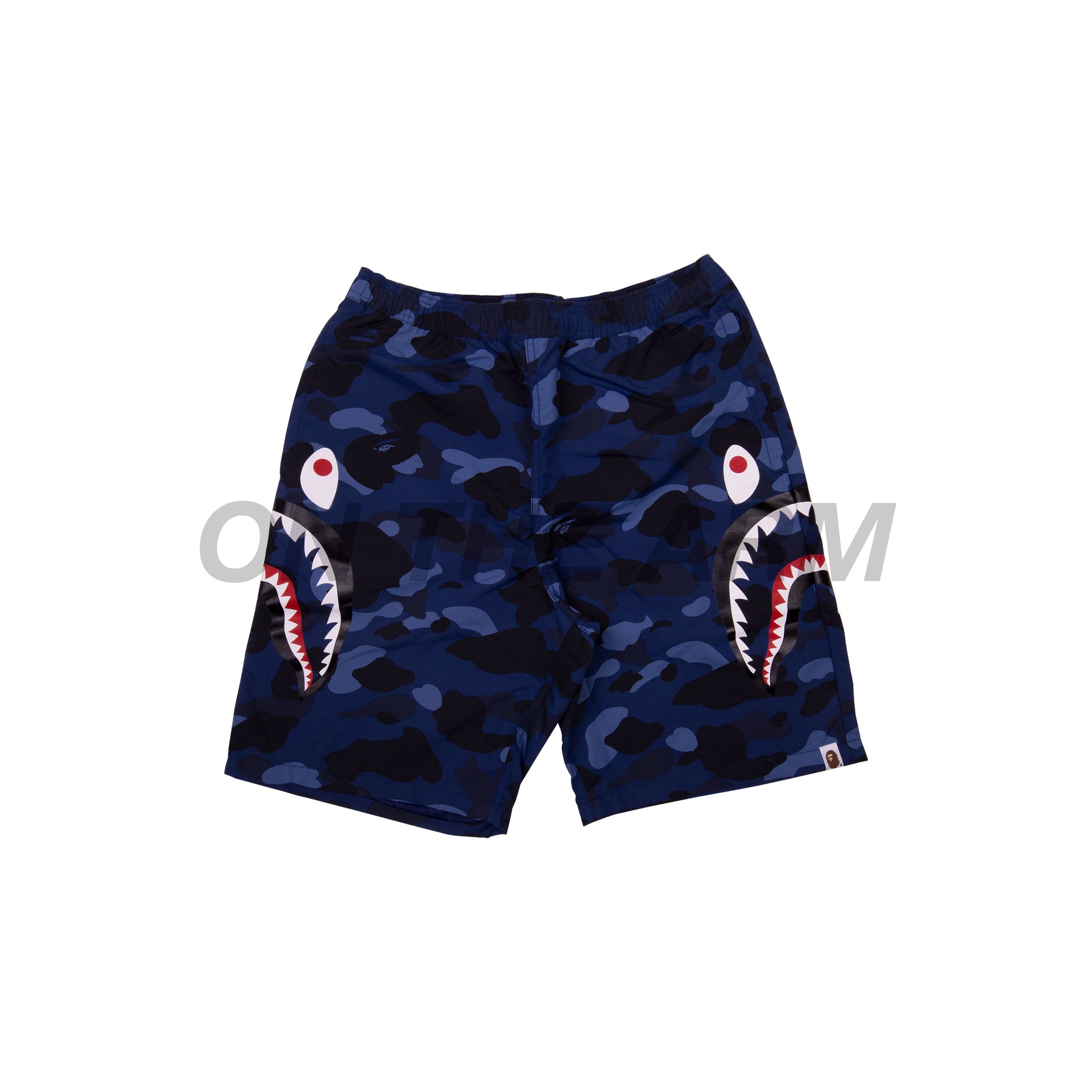 Bape Blue Camo Shark Water Shorts