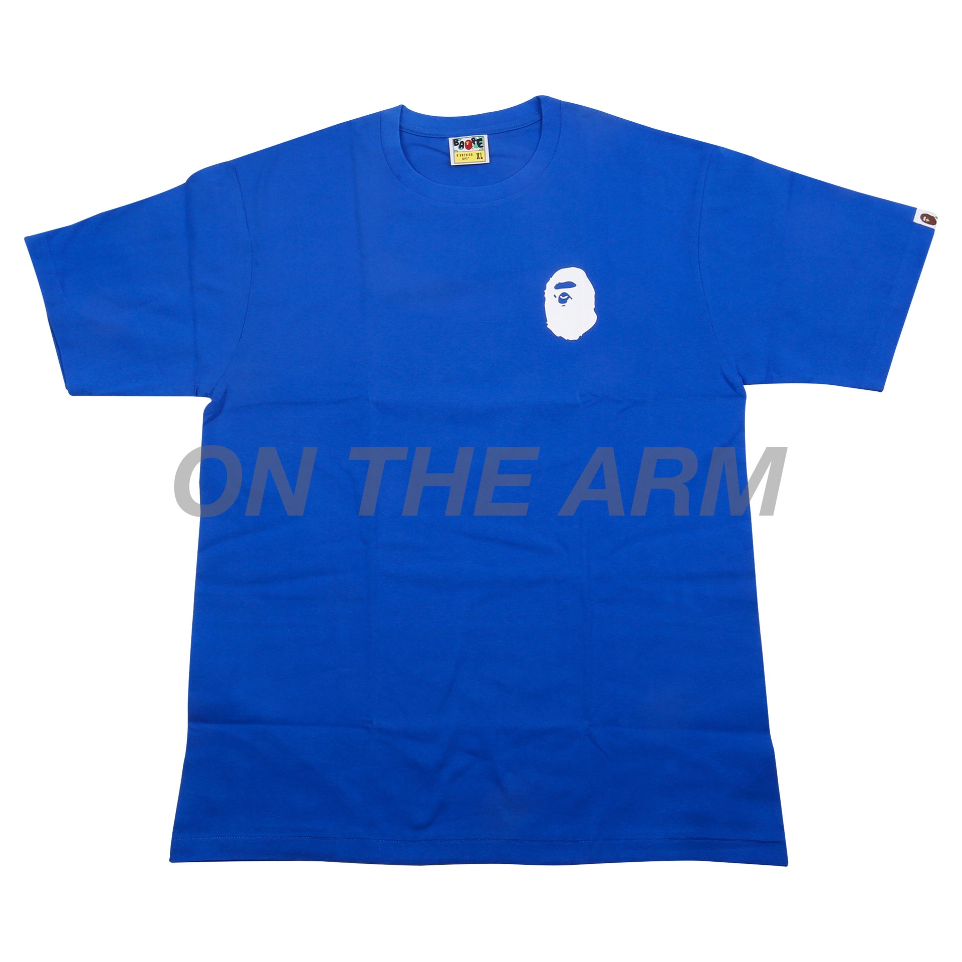 Bape Blue Multi Logo Tee
