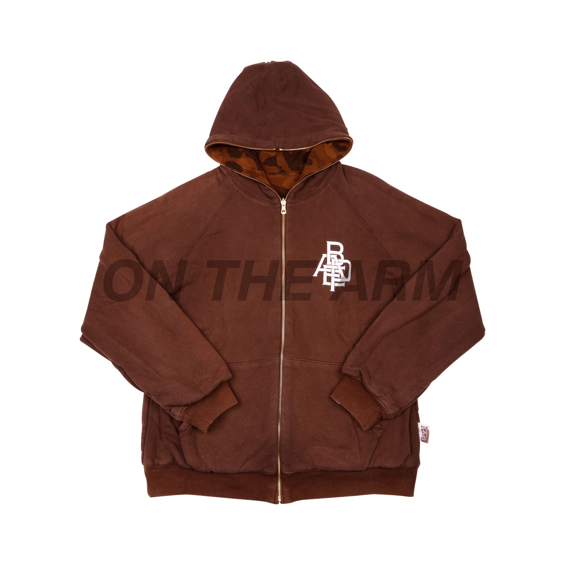 Bape Brown Camo Reversible Zip Up