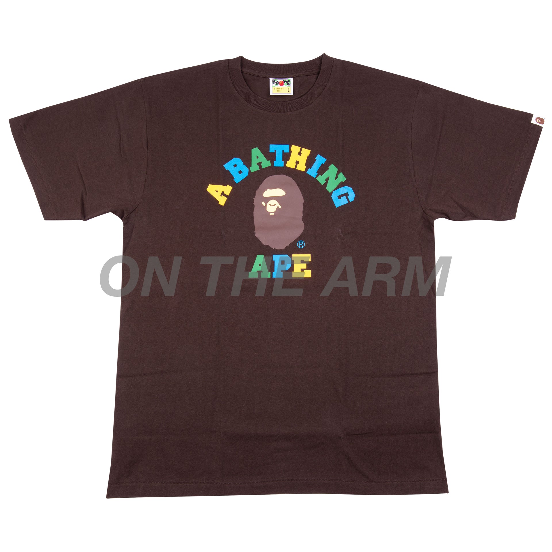 Bape Brown Colors College Tee