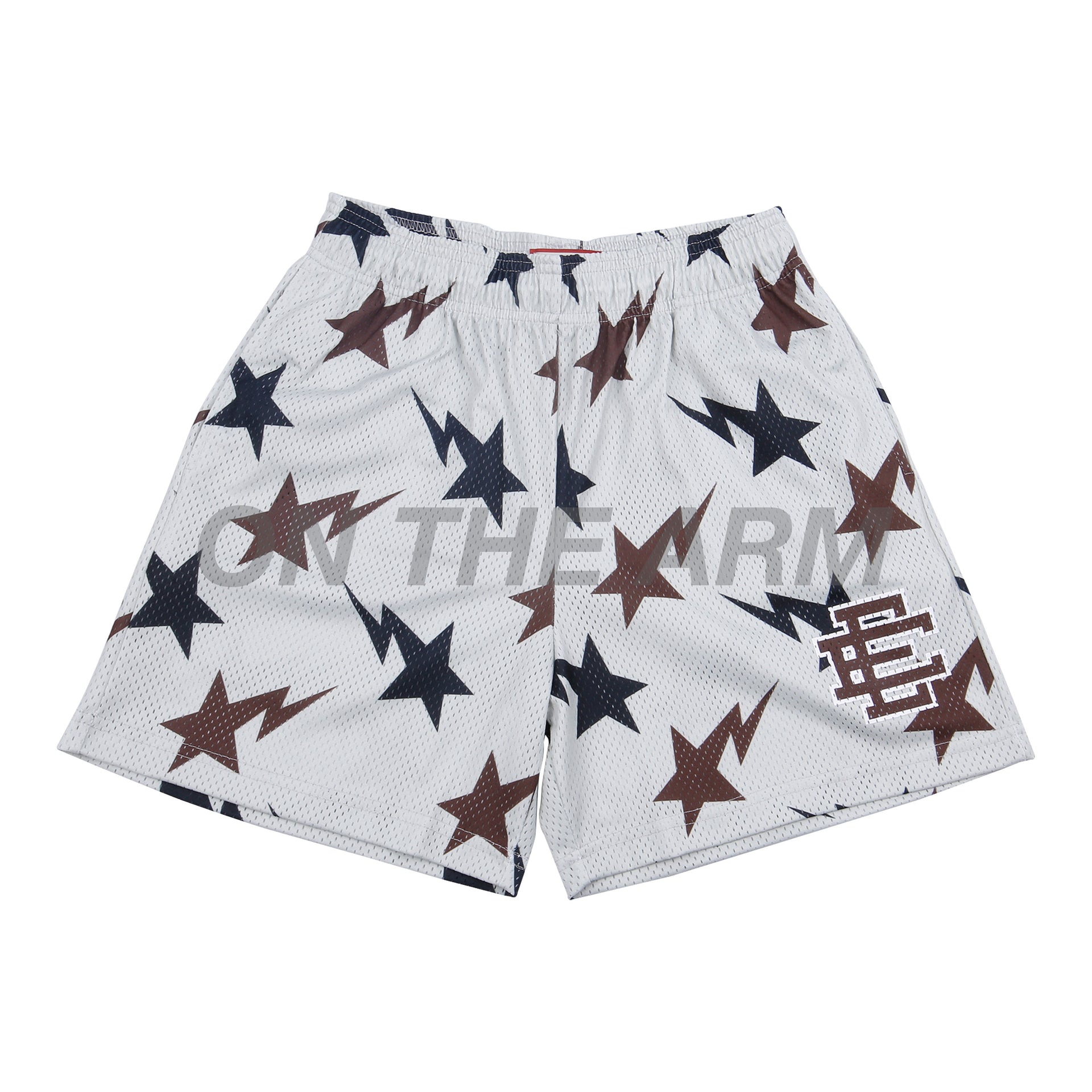 Bape Cream Brown Eric Emanuel Basketball Shorts