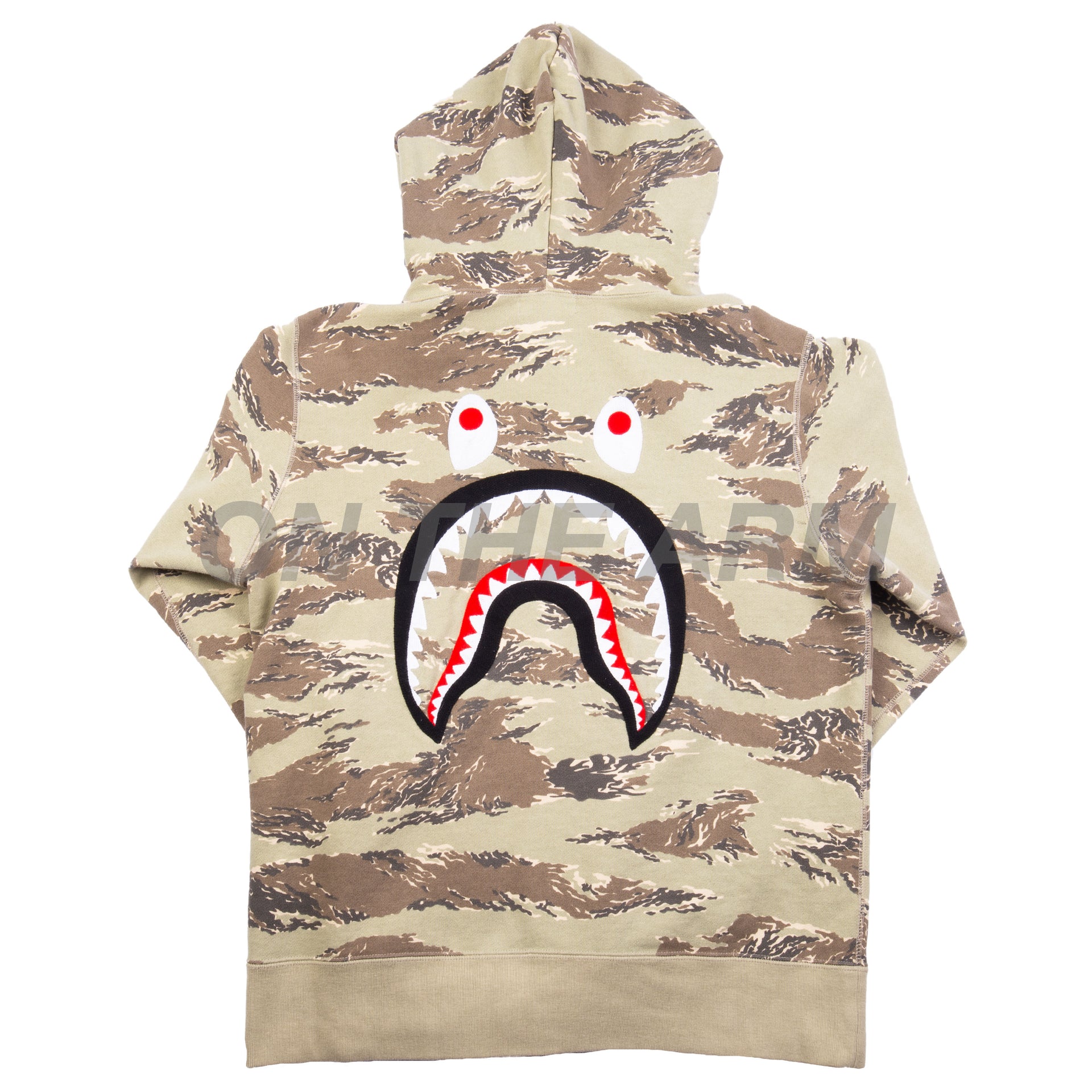 Bape Desert Camo Embroidered Shark Full Zip USED