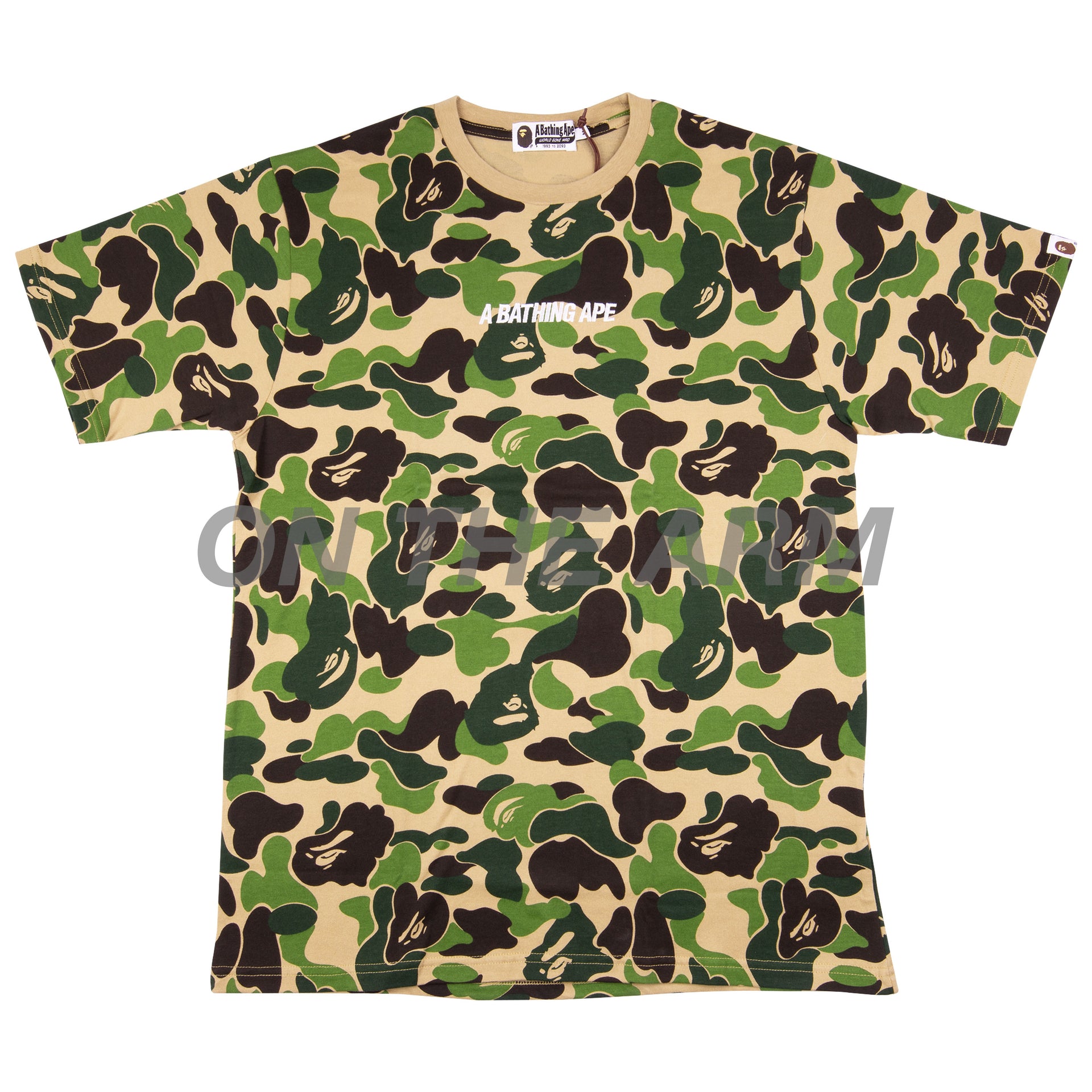 Bape Green ABC Camo A Bathing Ape Tee