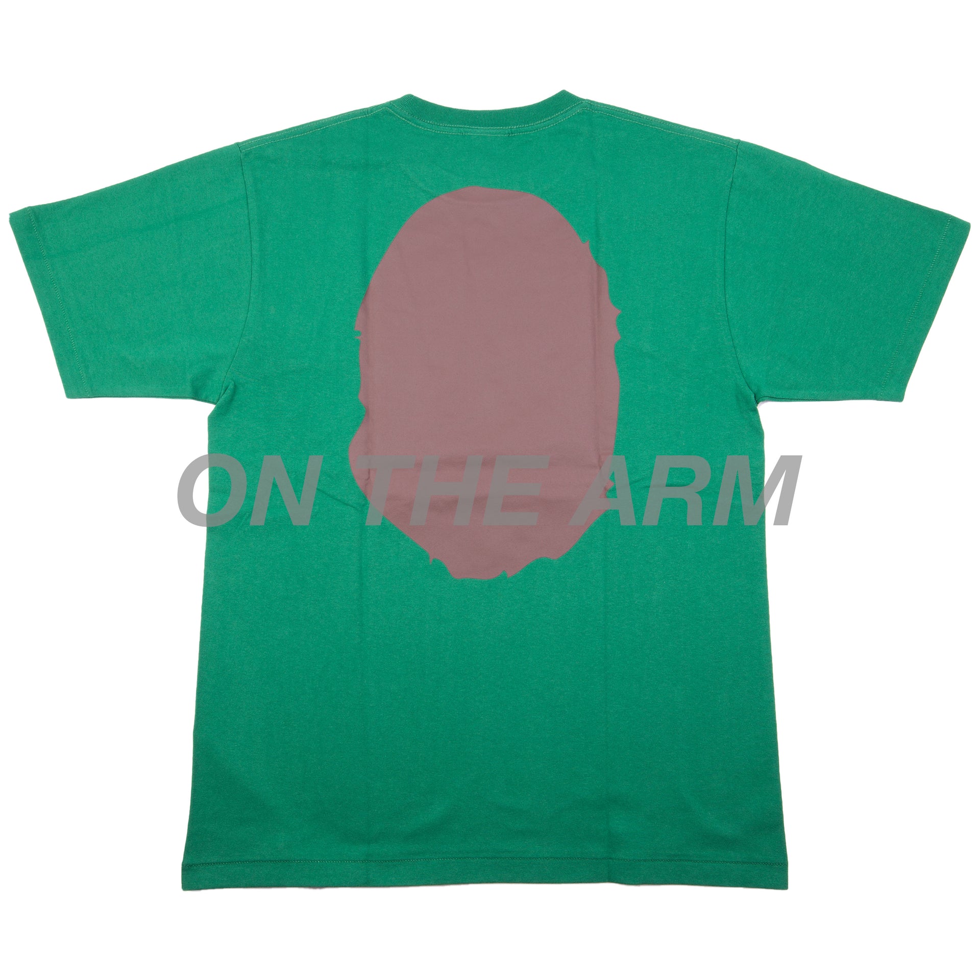 Bape Green Big Ape Head Tee
