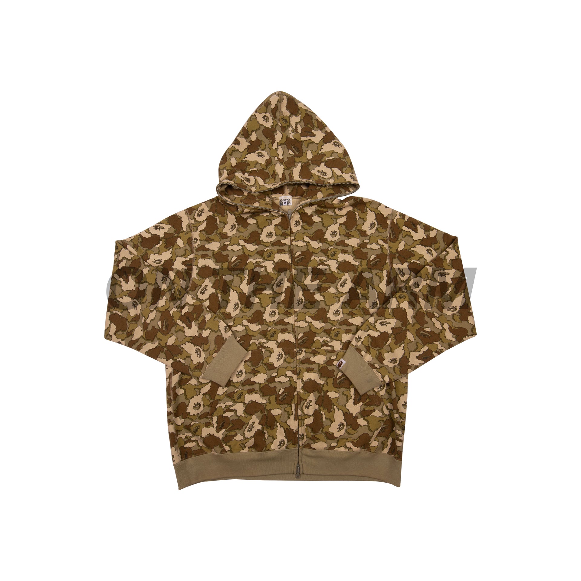 Bape Green Camo Kaws Zip Up