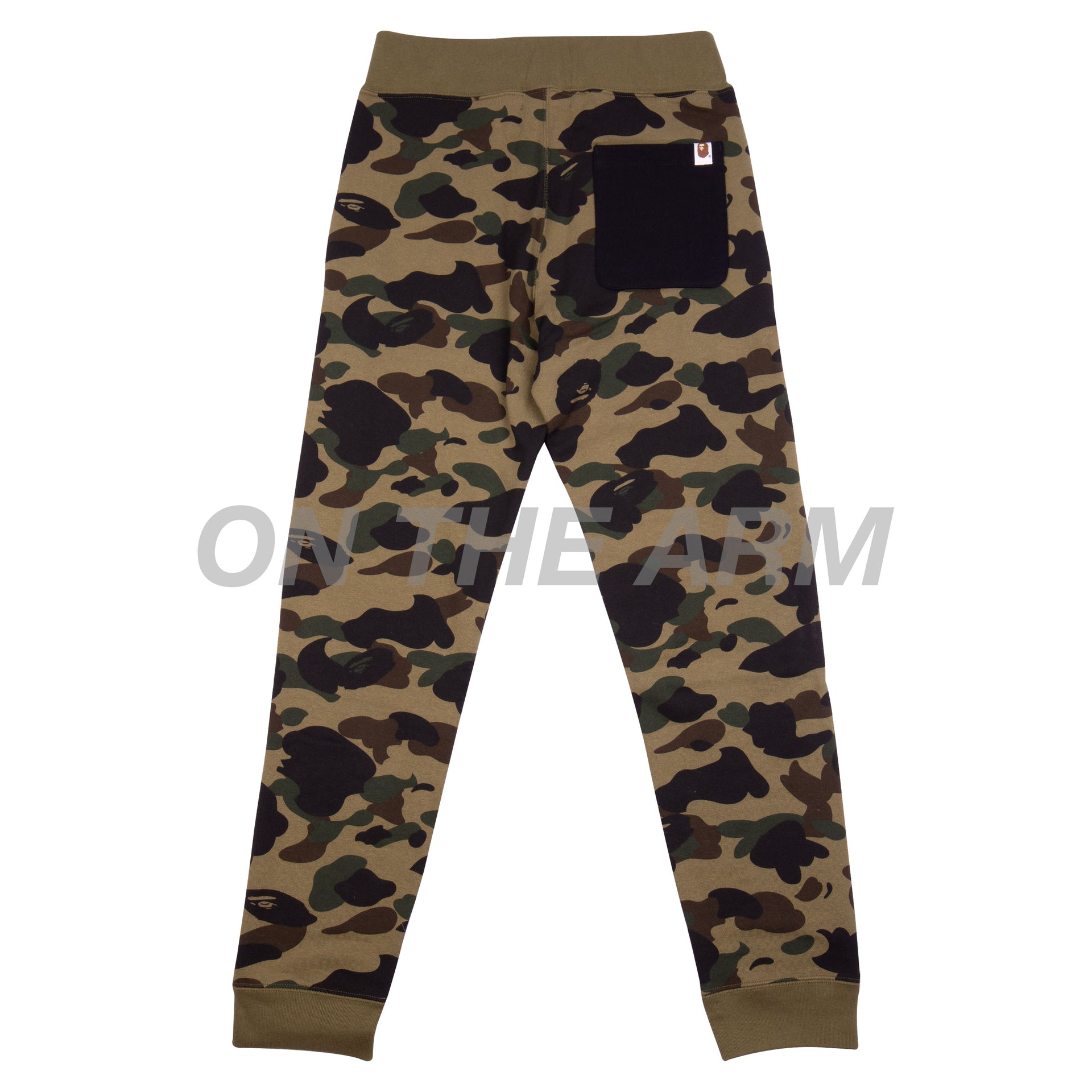 Bape Green First Camo Shark Slim Sweats