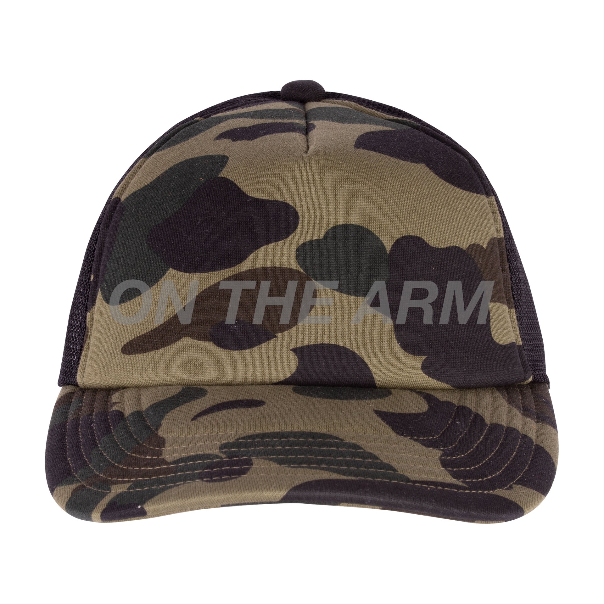 Bape Green First Camo Trucker Hat