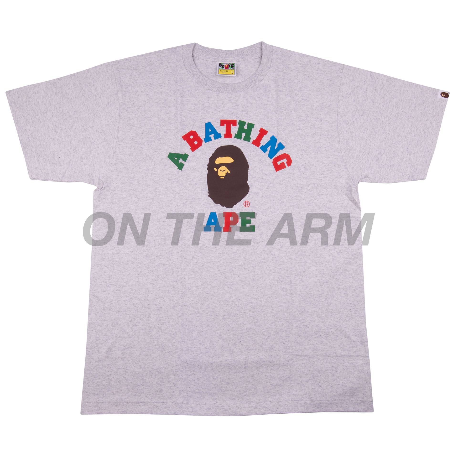 Bape Grey Colors College Tee