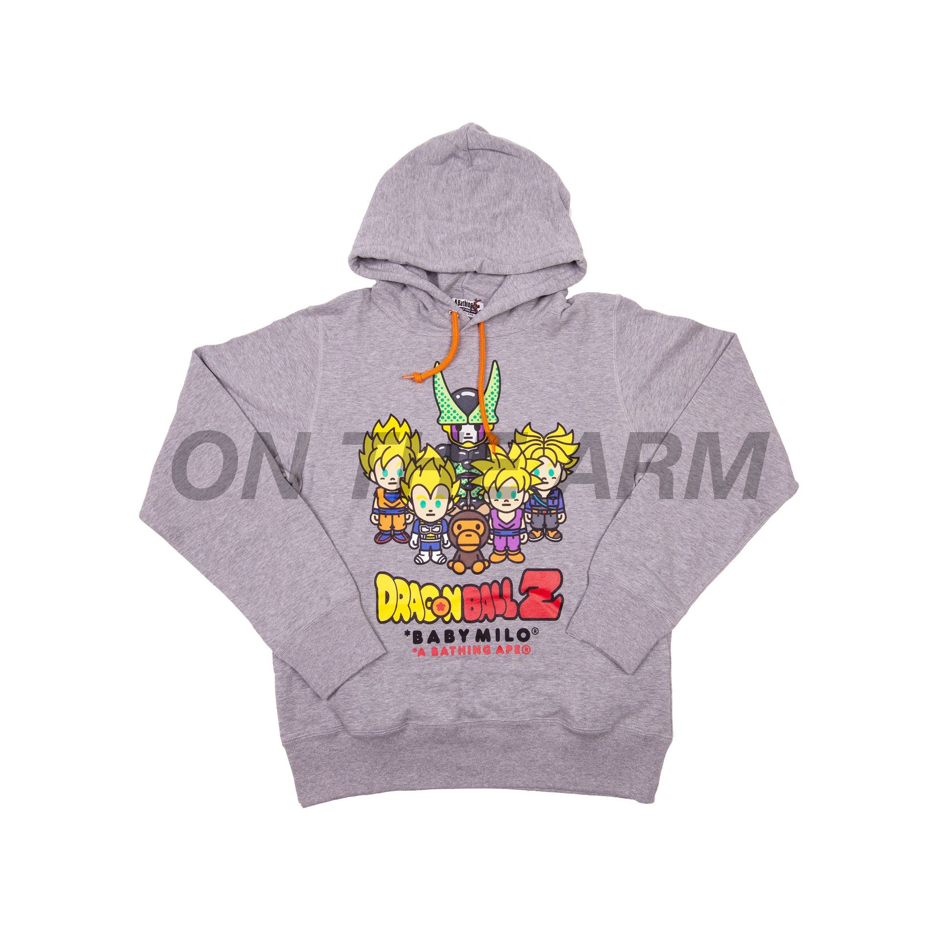 Bape Grey DBZ Cell Games Hoodie