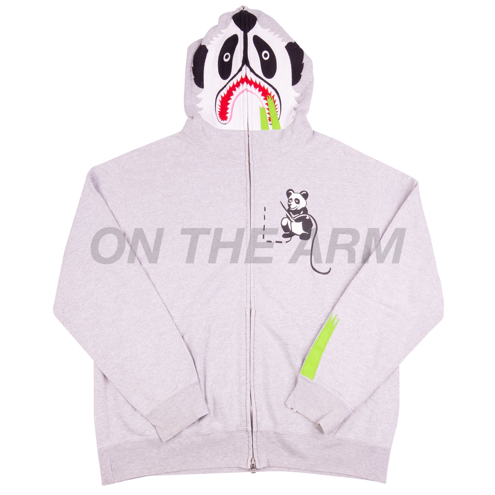 Bape Grey Panda Full Zip USED