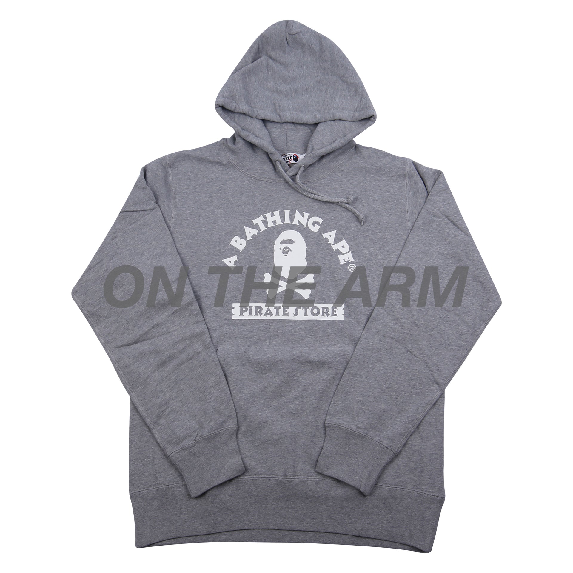 Bape Grey Pirate Store Hoodie