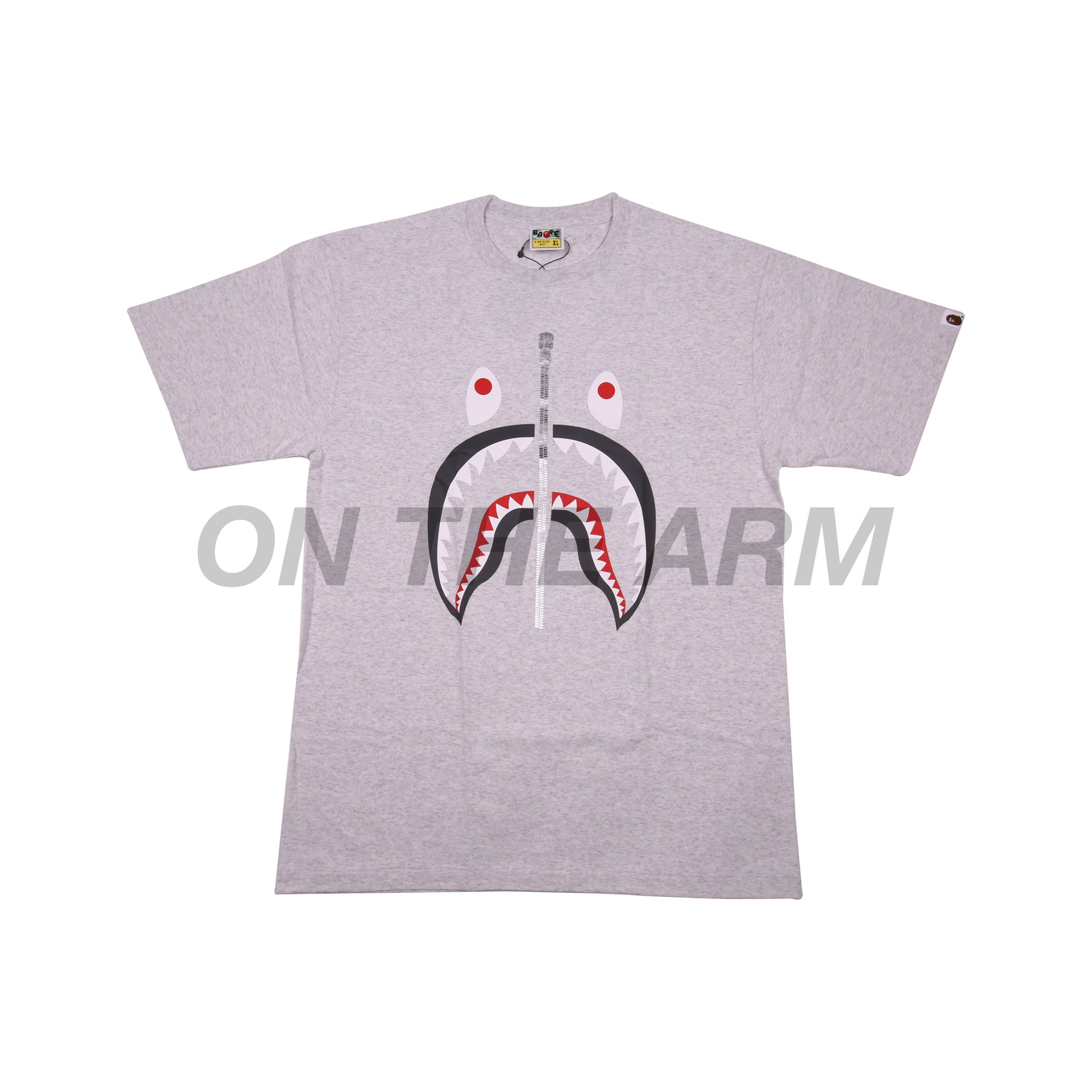 Bape Grey Shark Tee