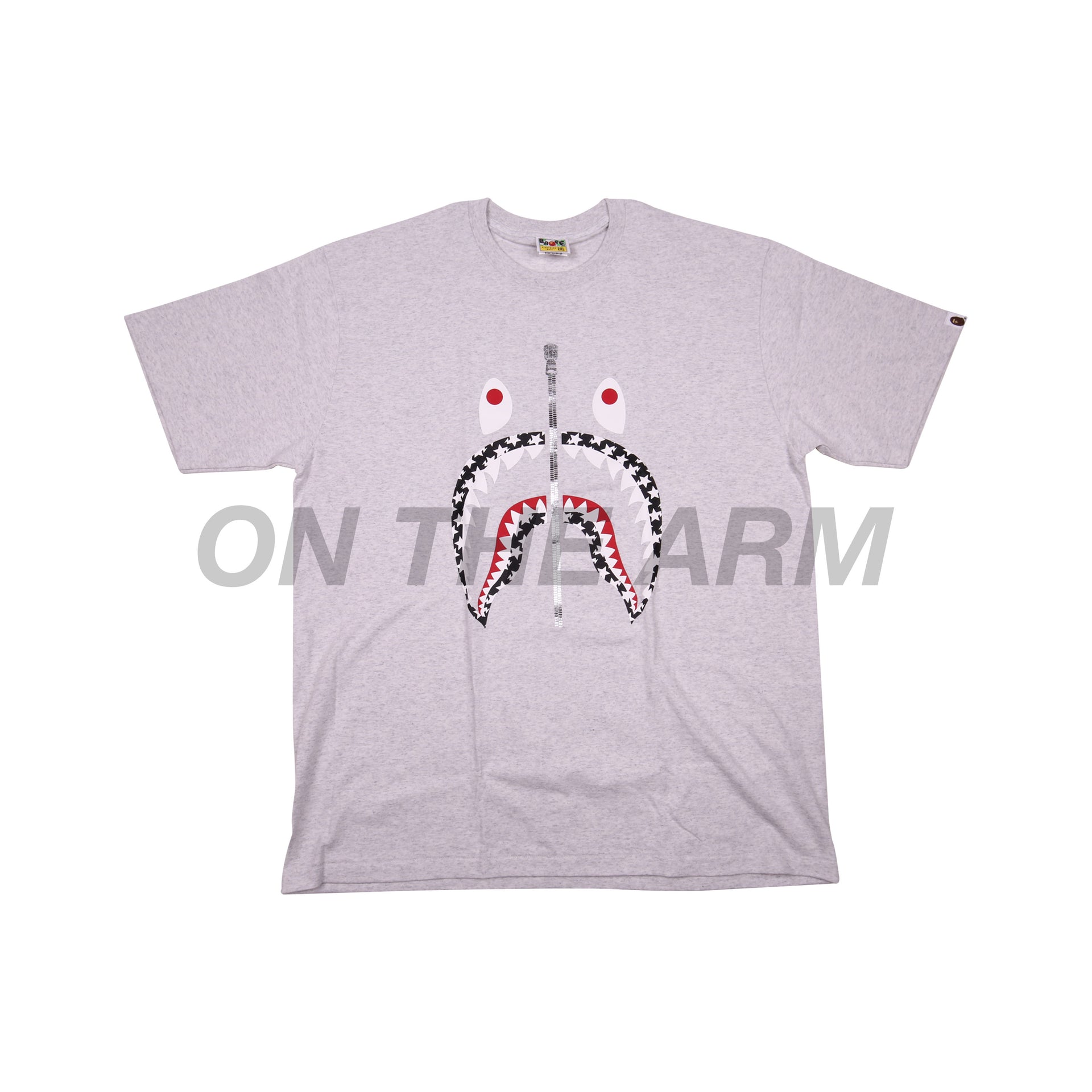 Bape Grey Sta Shark Tee