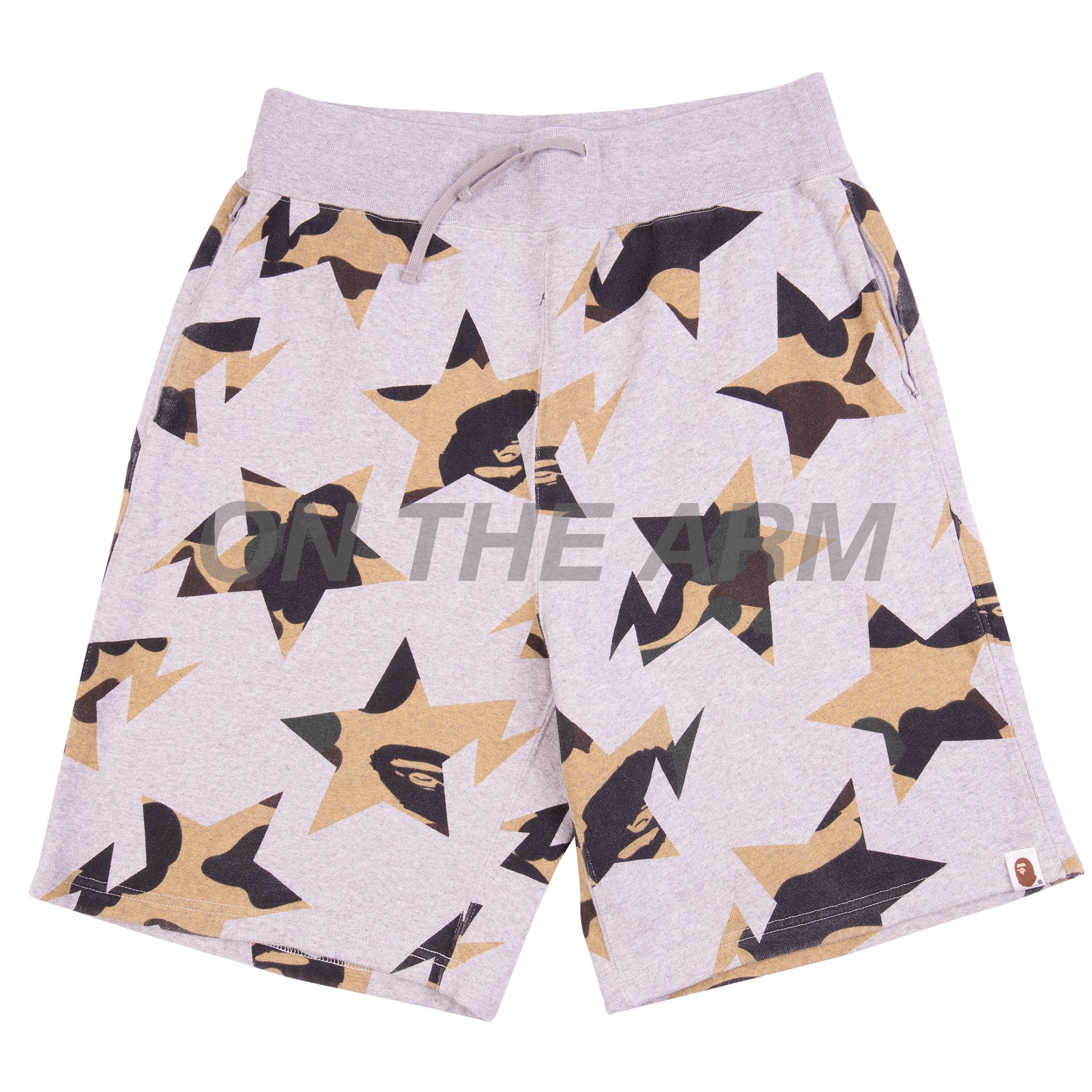Bape Grey/Green First Camo Sta Shorts USED