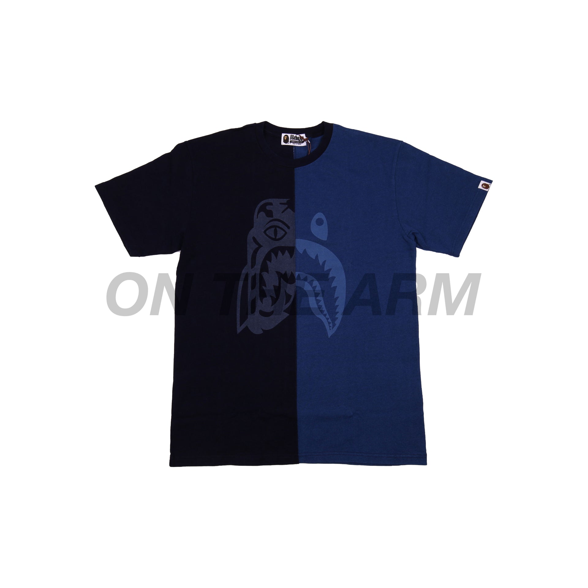 Bape Indigo Half Shark Tee