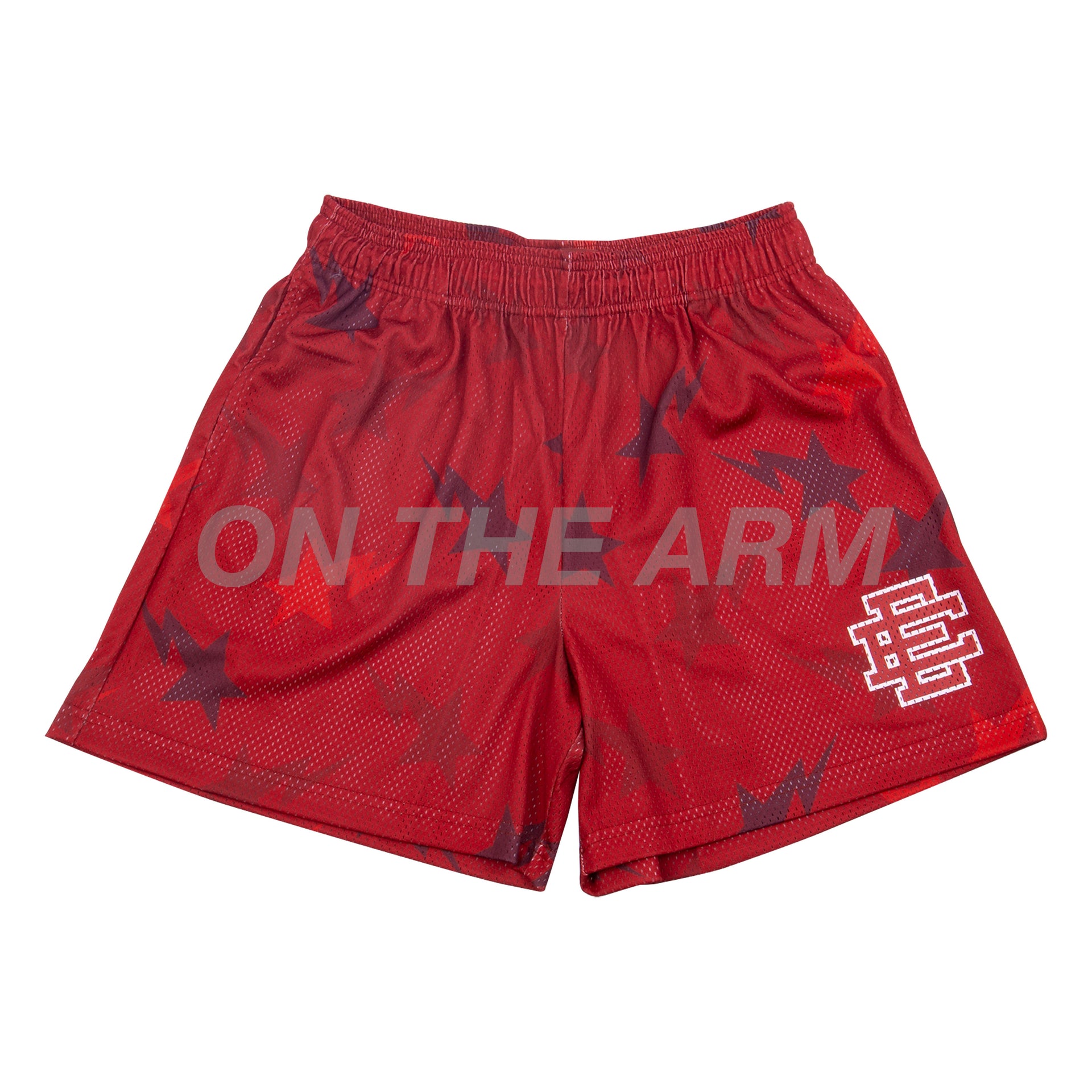 Bape Red Eric Emanuel Basketball Shorts