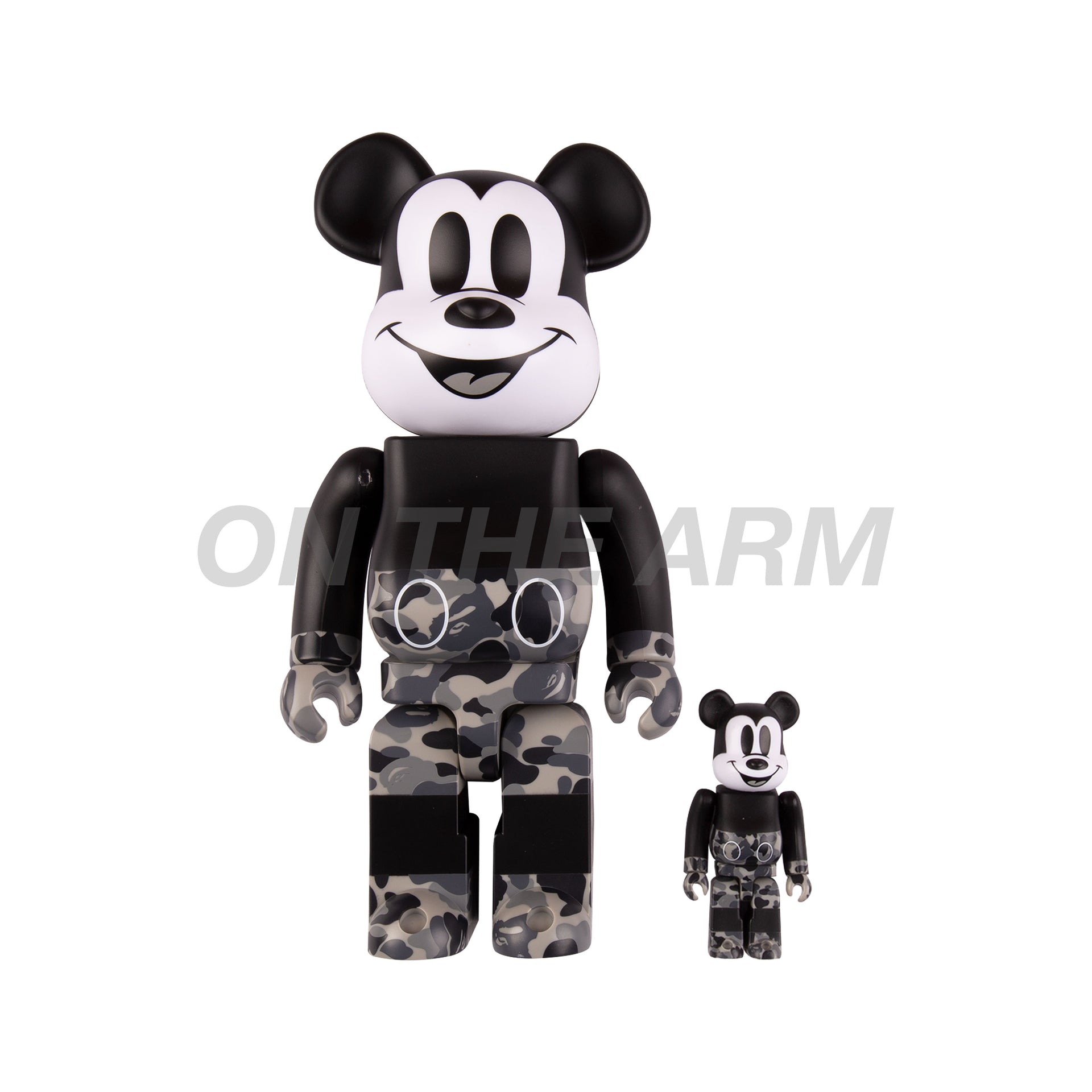 Bape Mickey Bearbrick 400% & 100% Set