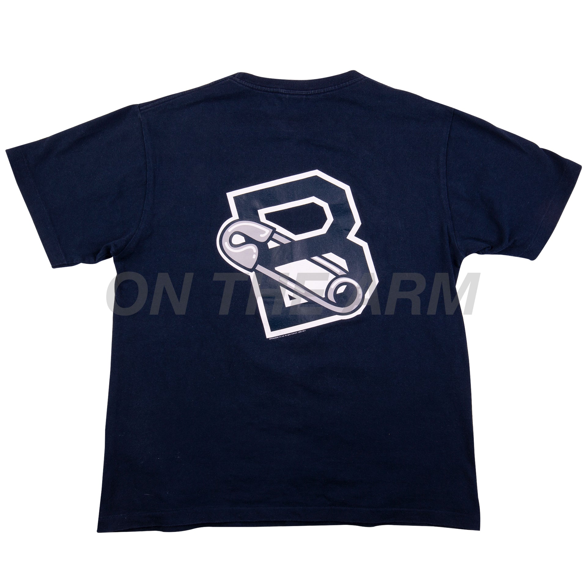 Bape Navy Ape Head Tee USED