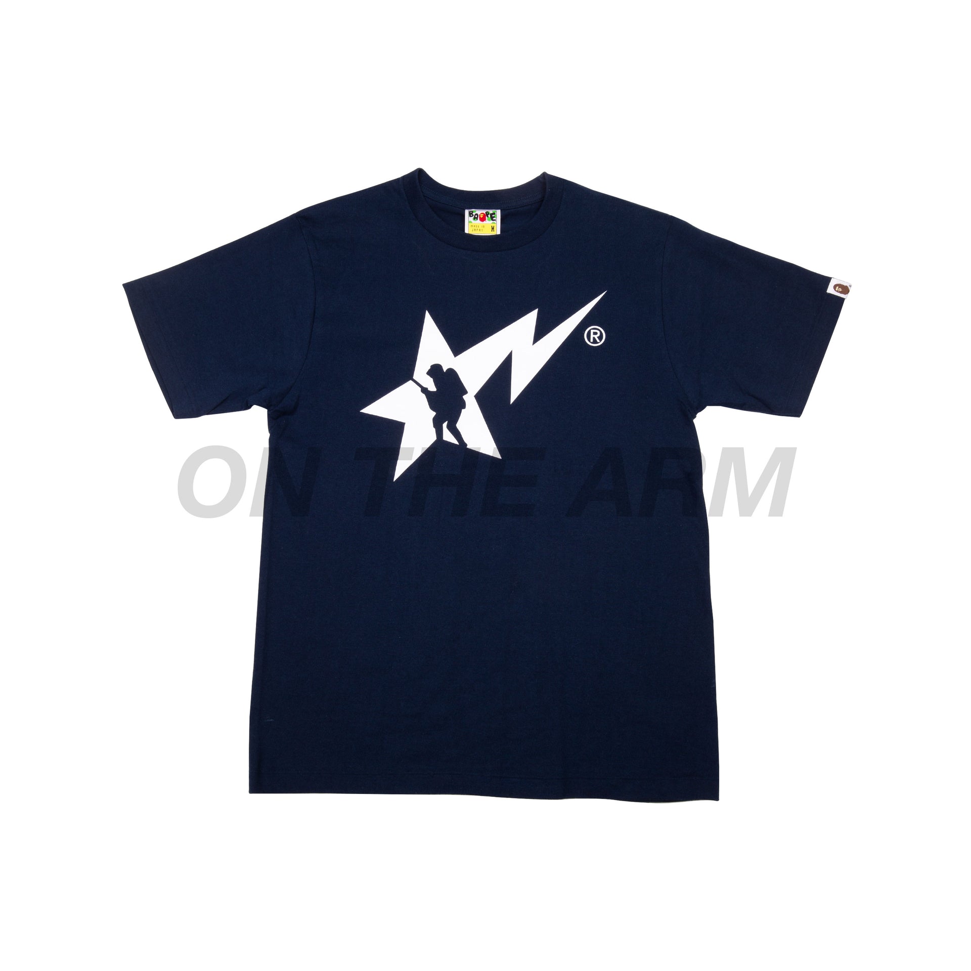 Bape Navy Bapesta Soldier Tee