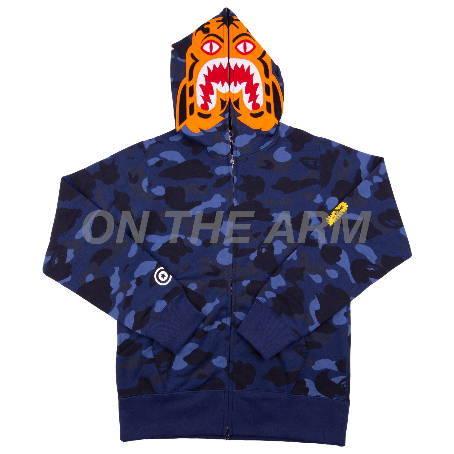 Bape Navy Camo Tiger Full Zip