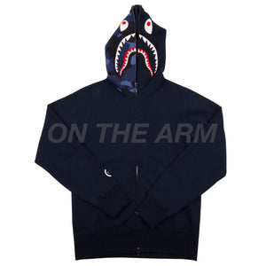 Bape jacket half discount camo half black