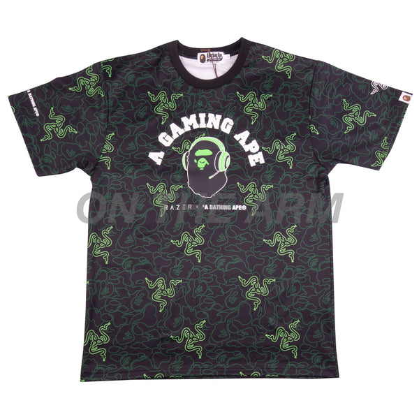 Bape Neon Camo Razer Team Tee