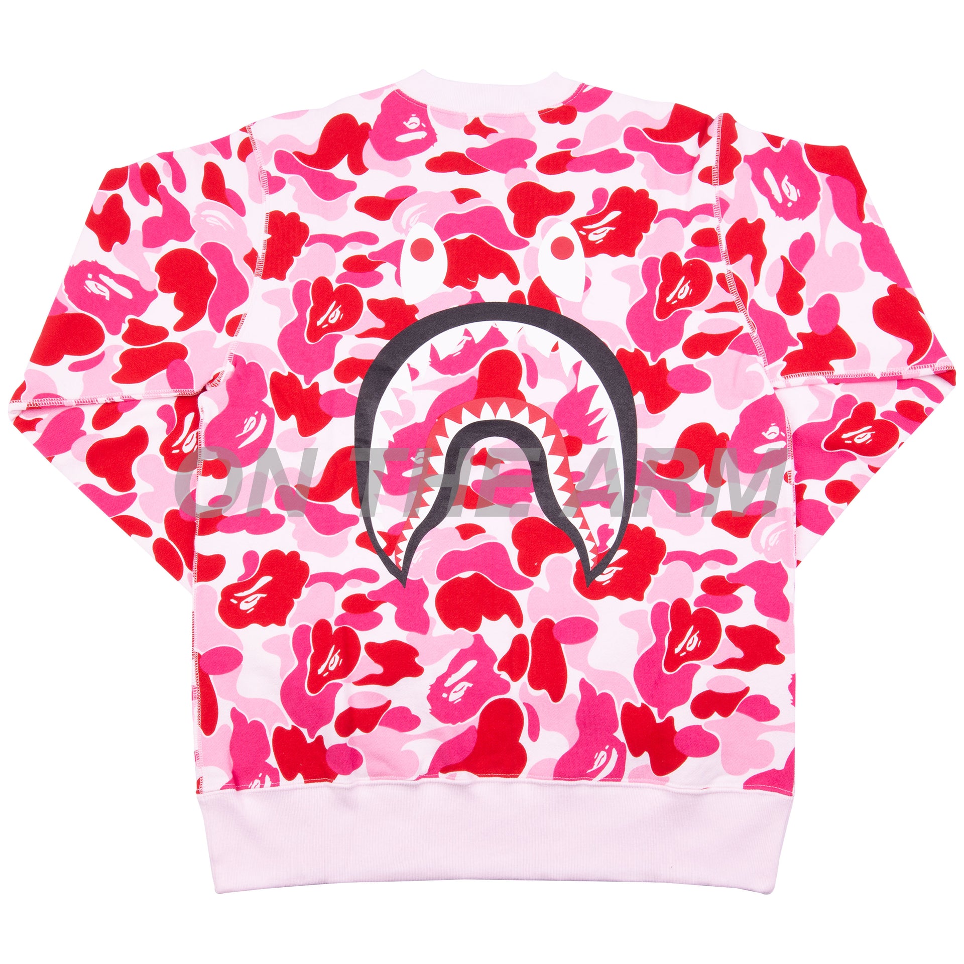 Bape Pink ABC Camo Shark Crew