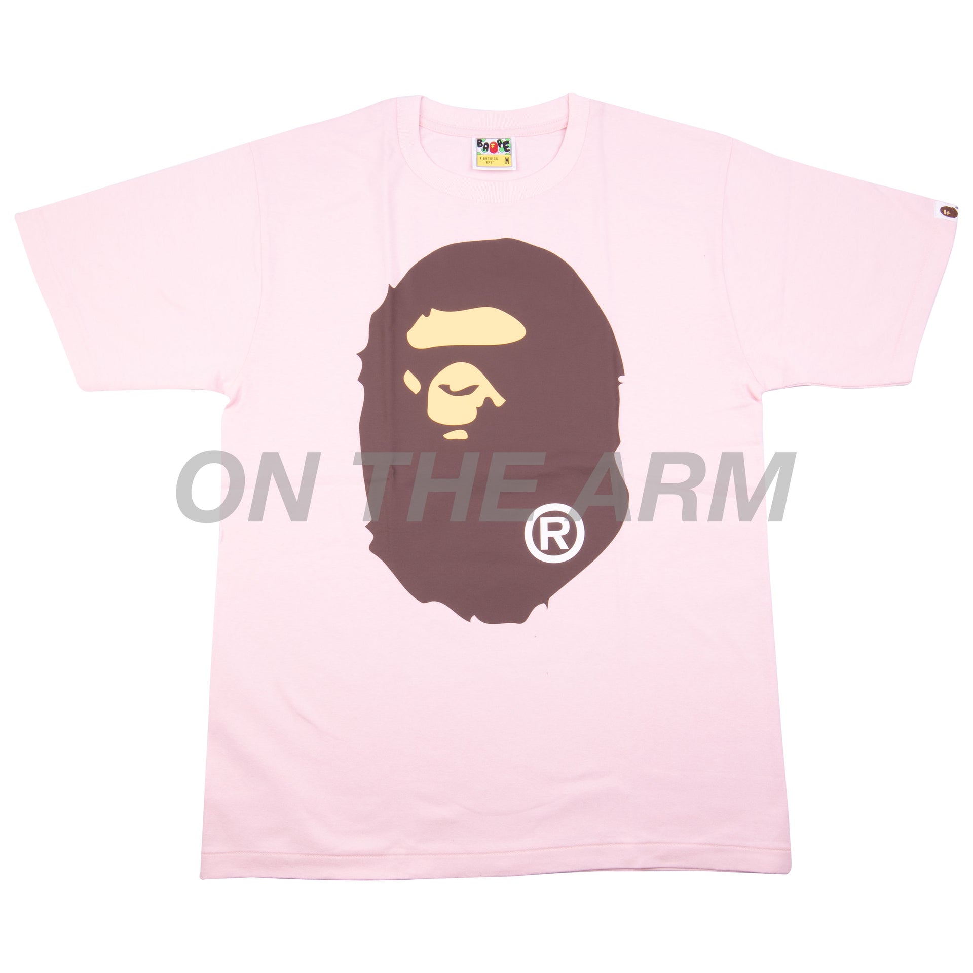 Bape Pink Big Ape Head Tee