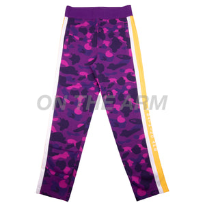 Bape Purple Camo Tape Sweats