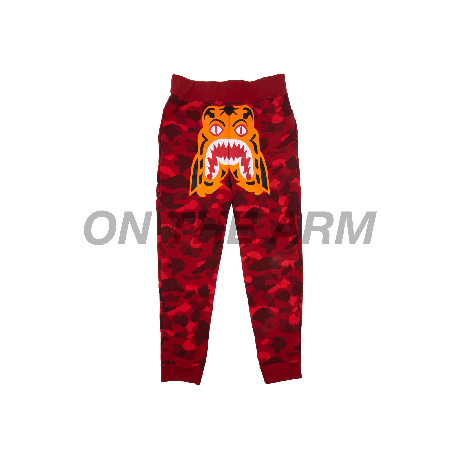 Bape Red Camo Tiger Sweats