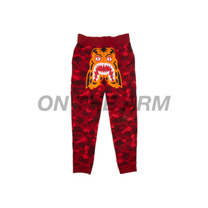 Bape Red Camo Tiger Sweats