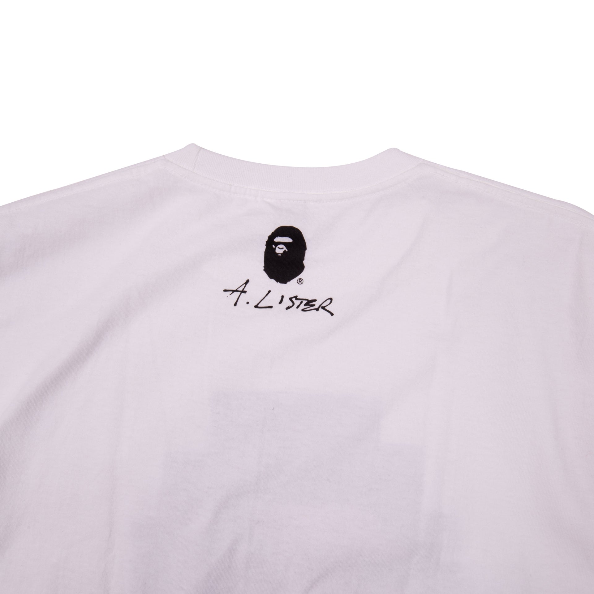 Bape White Adam Lister Tee