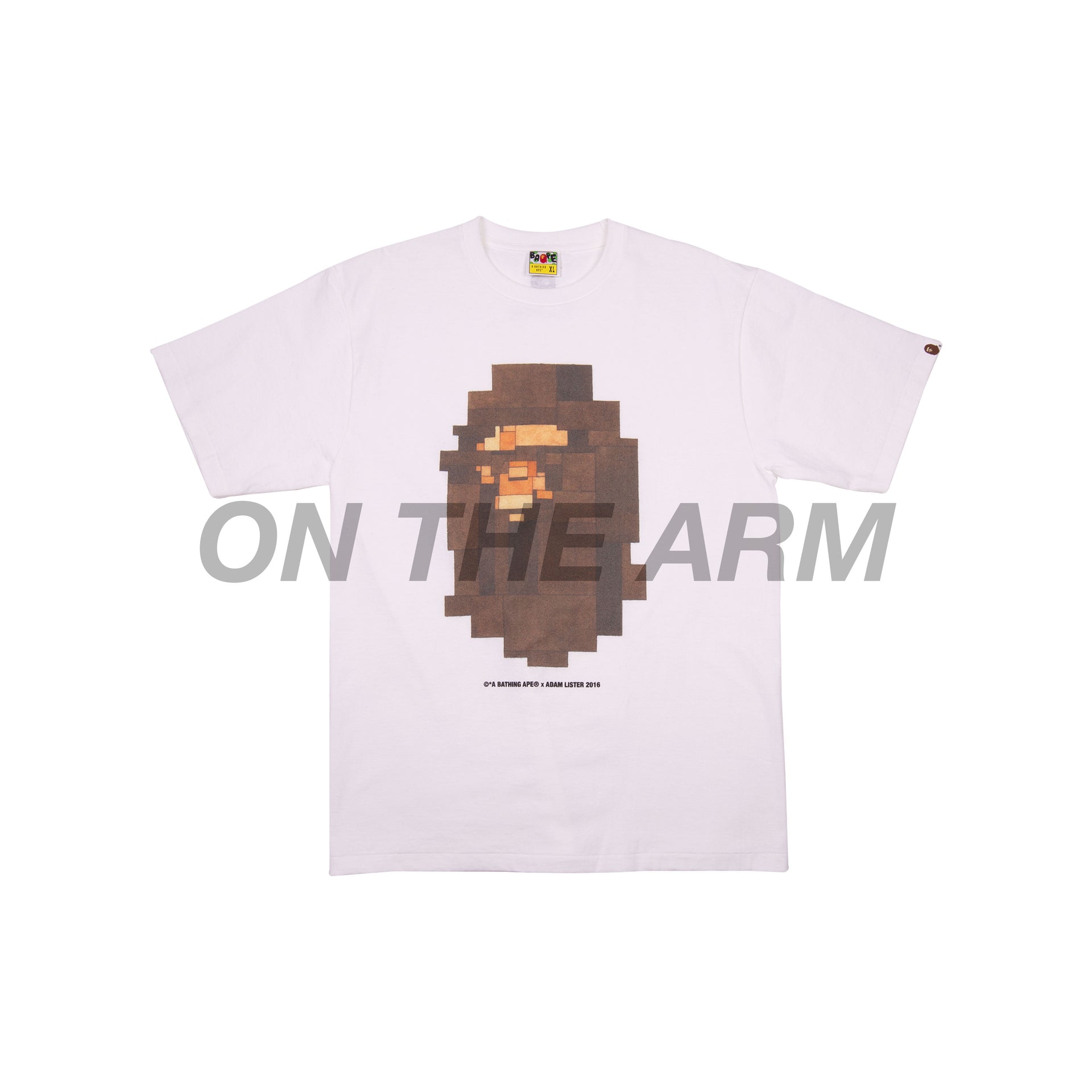Bape White Adam Lister Tee