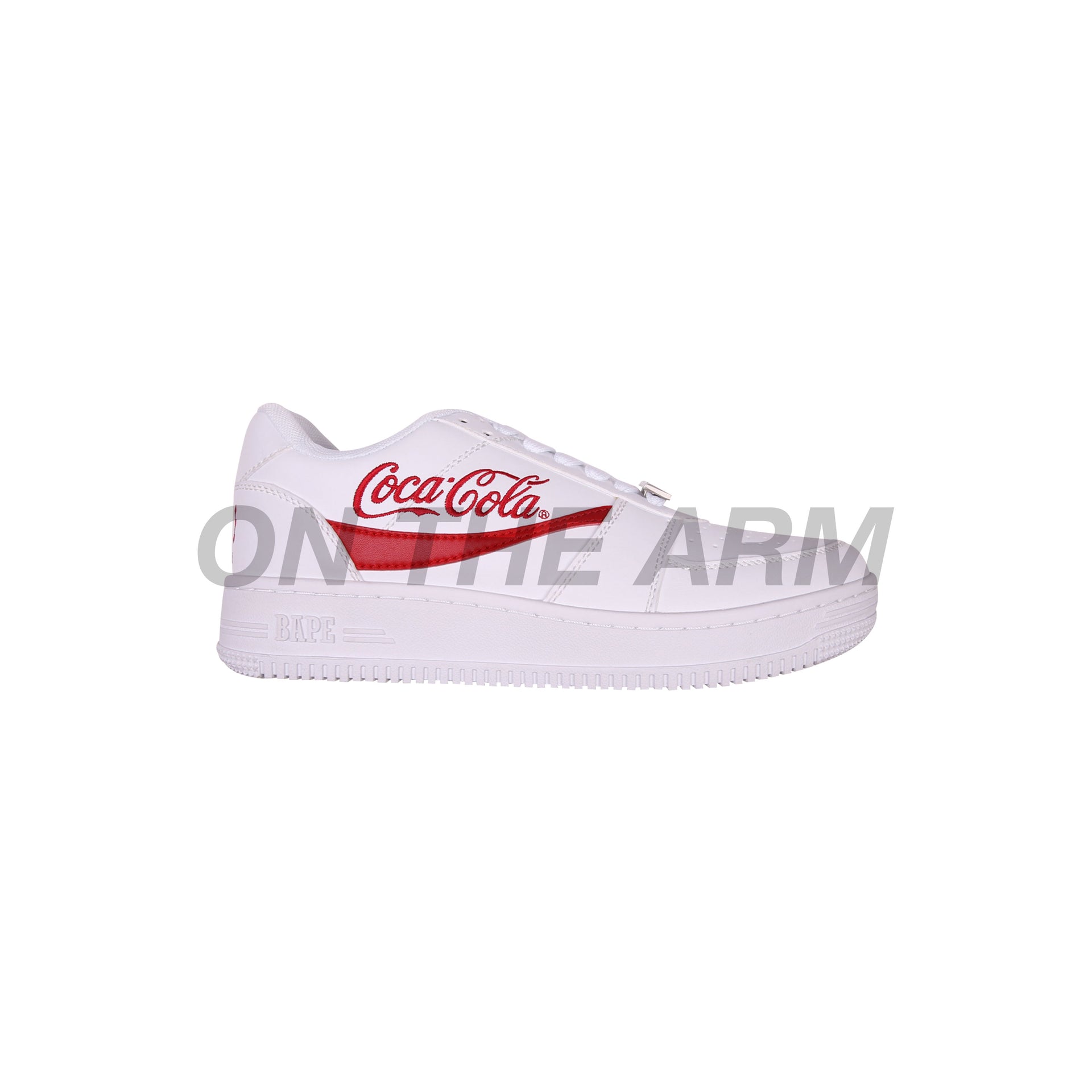 Bape White Coca Cola Bapesta