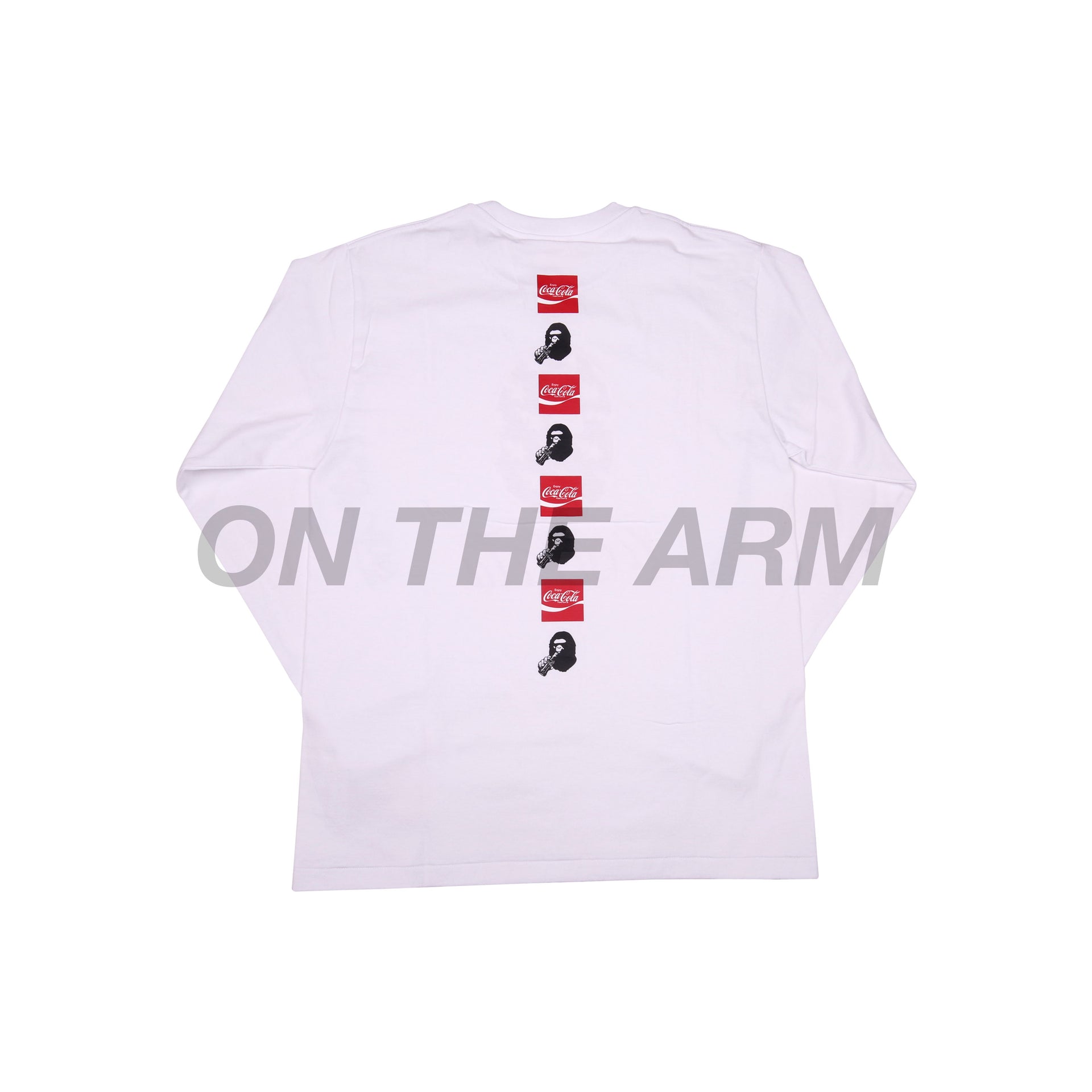 Bape White Coca Cola L/S