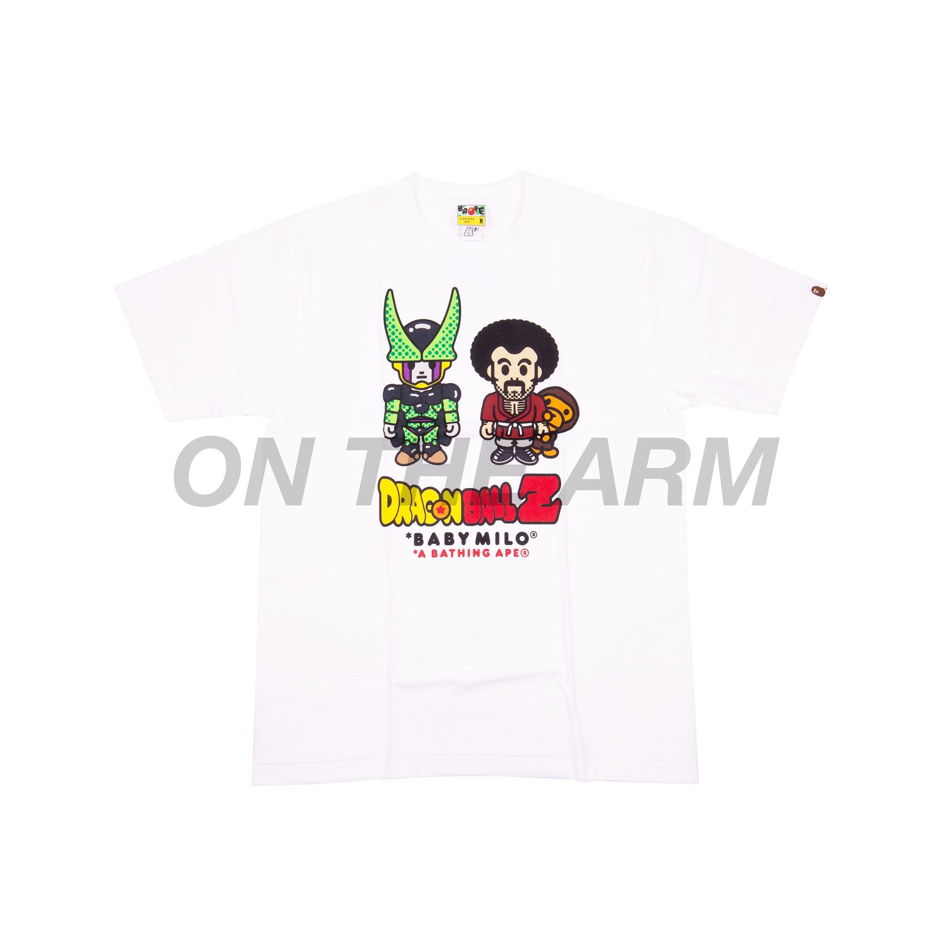 Bape White DBZ Cell & Hercule Tee