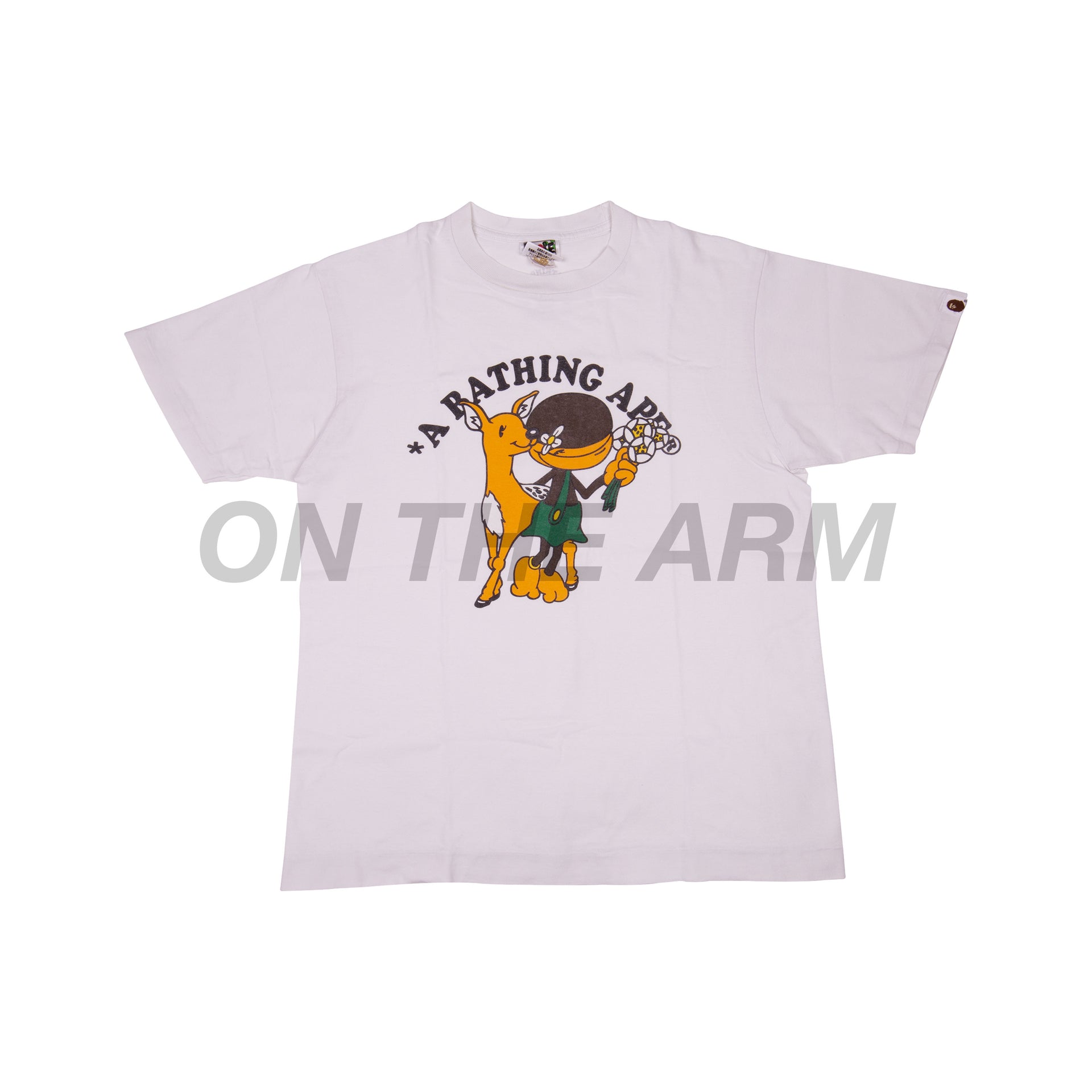 Bape White Deer Tee