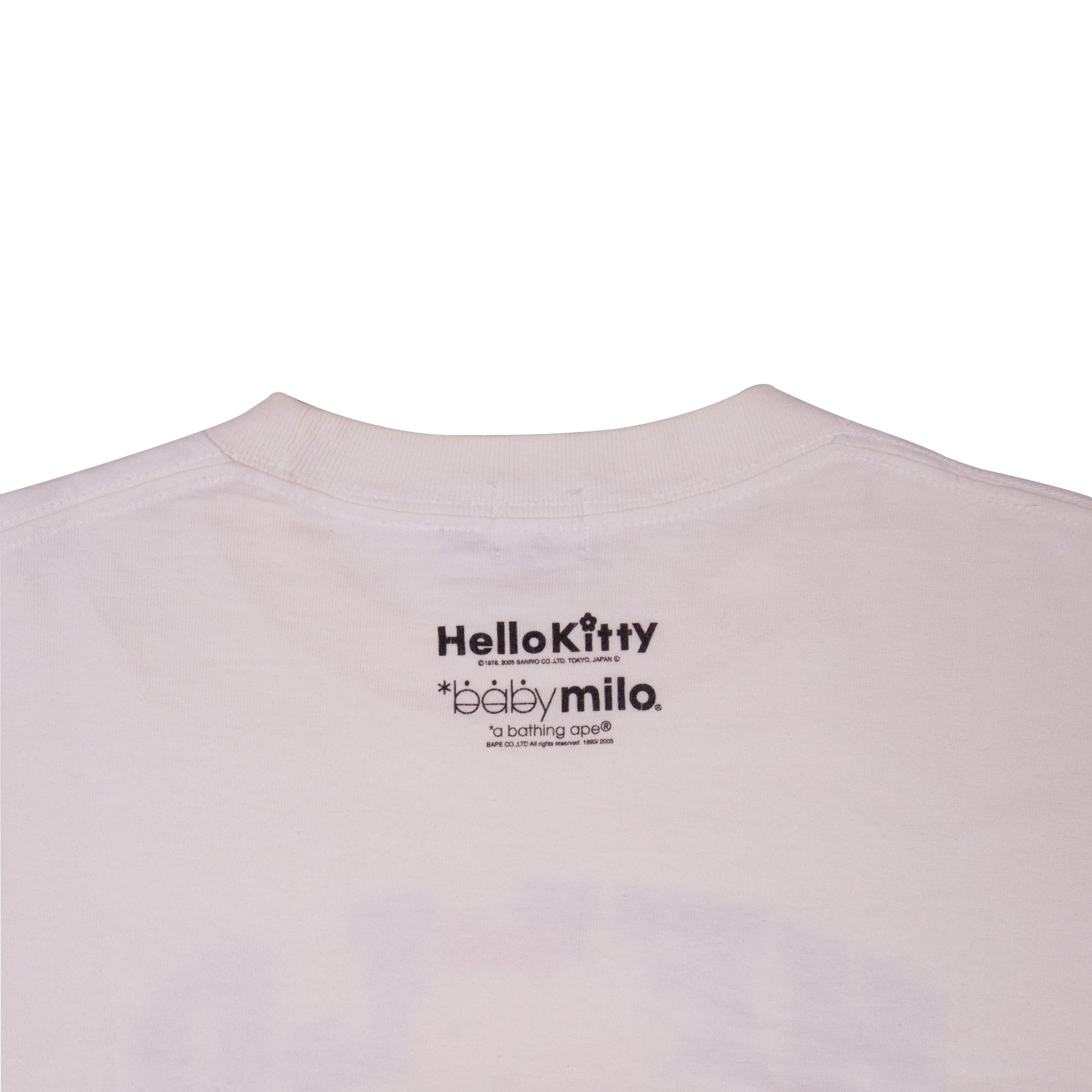 Bape White Hello Kitty Tee