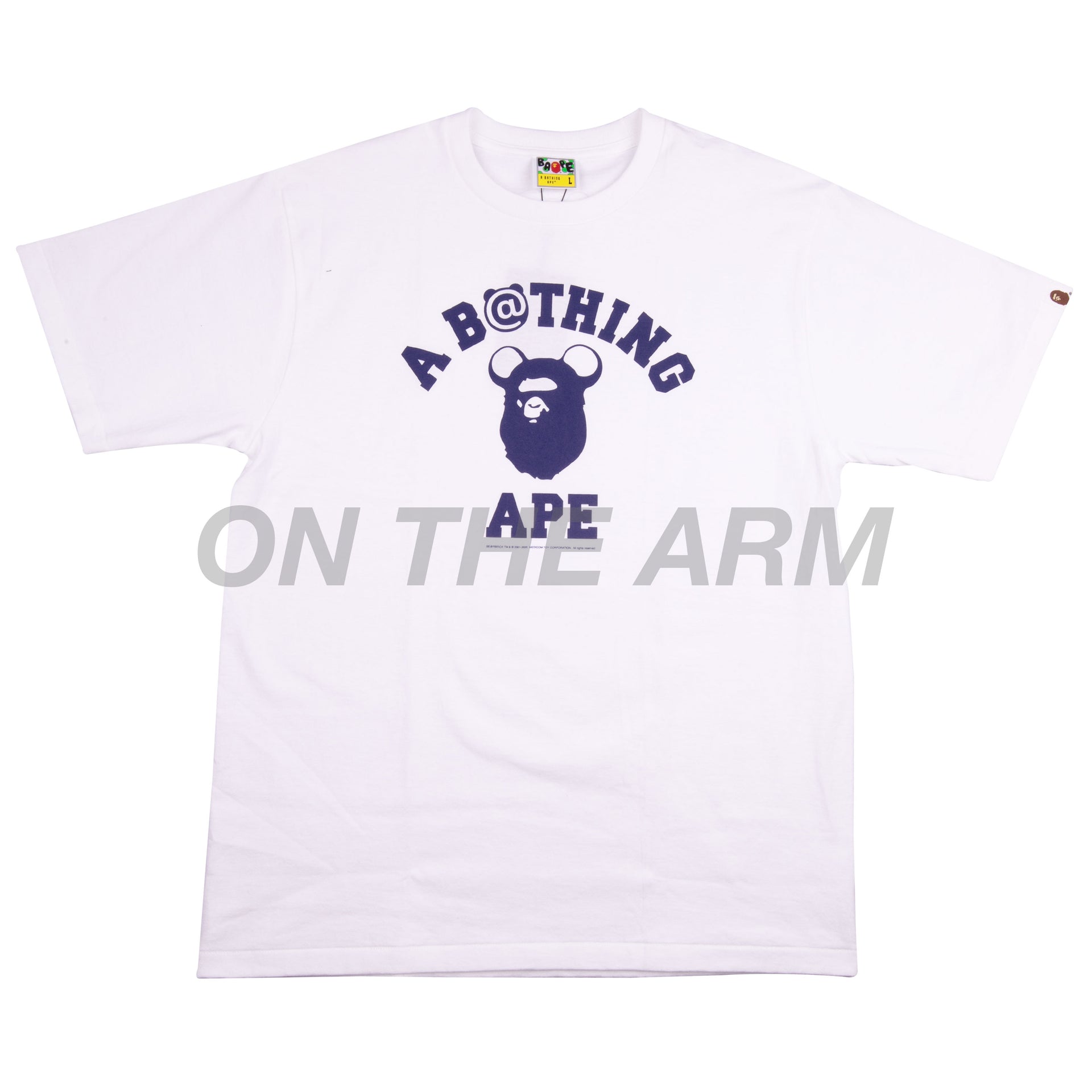 Bape White Medicom College Tee