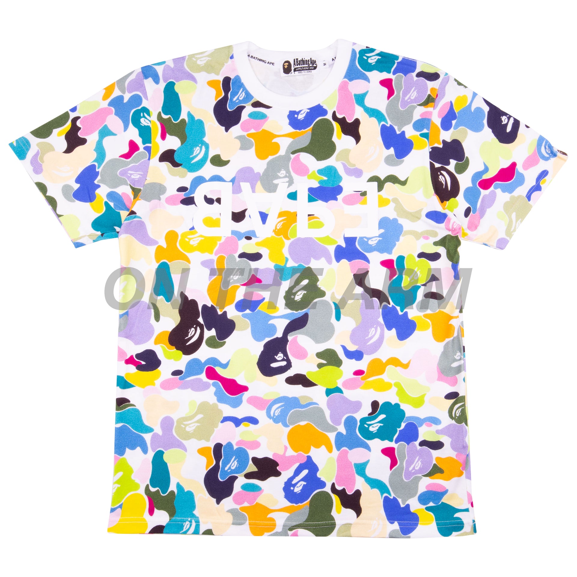 Bape White Multi Camo BAPE Tee