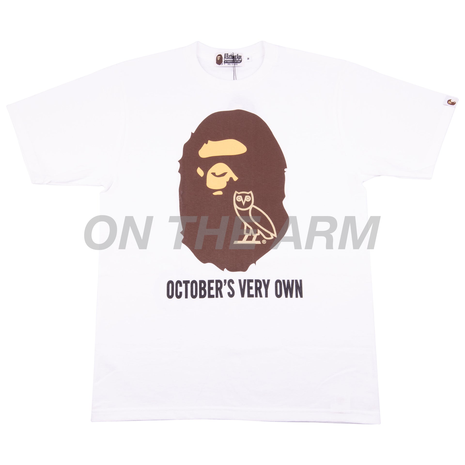 Bape White OVO Ape Head Tee