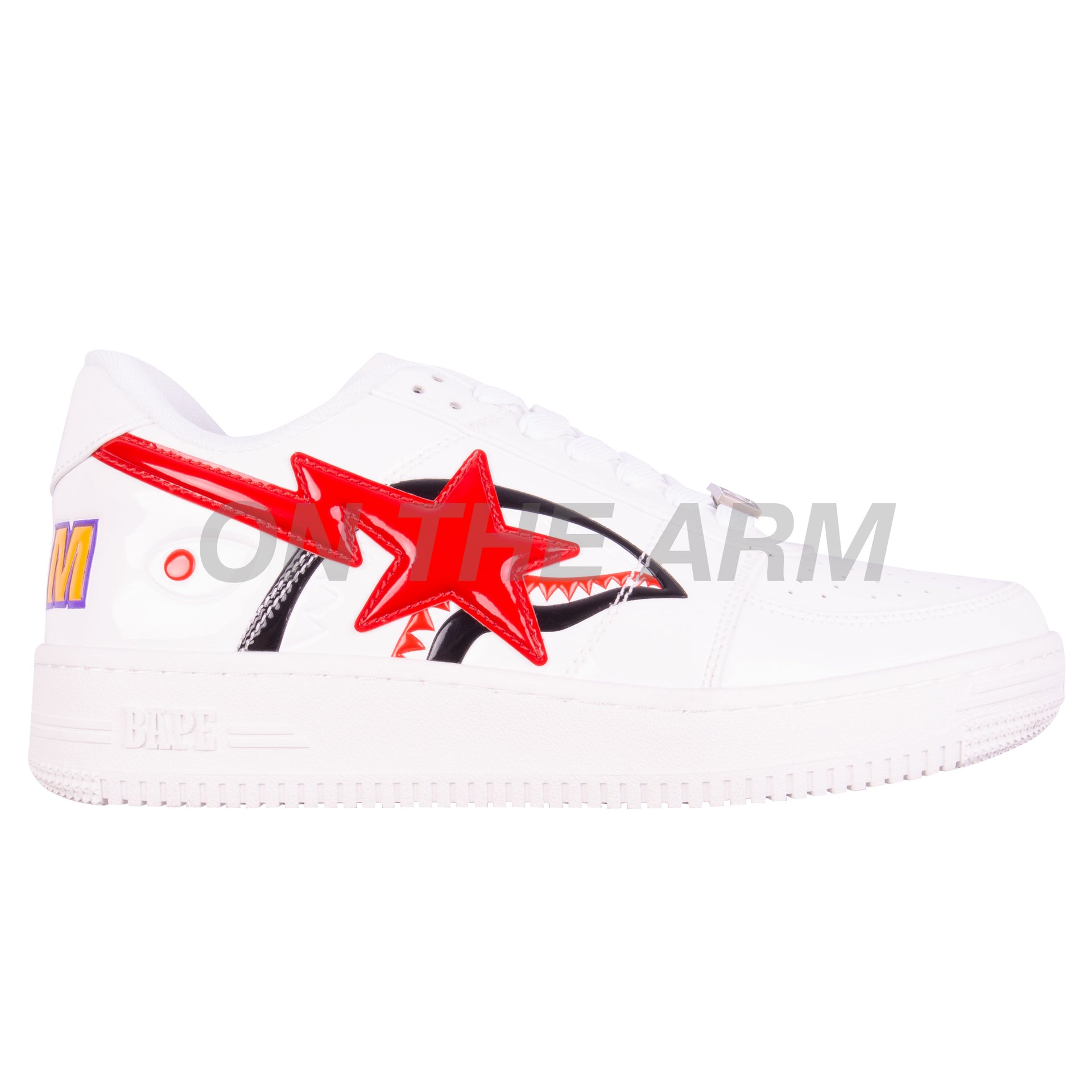 Bape White Shark Bapesta
